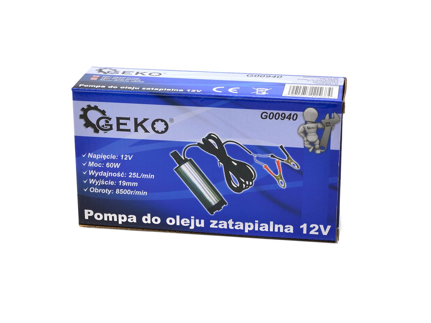 Електрическа помпа за трансфер на течности, дизел 12V 60W