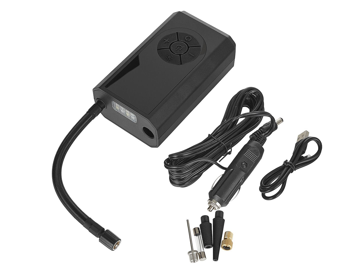 Мини преносим компресор с акумулатор 4000mAh 84W с аксесоари GEKO