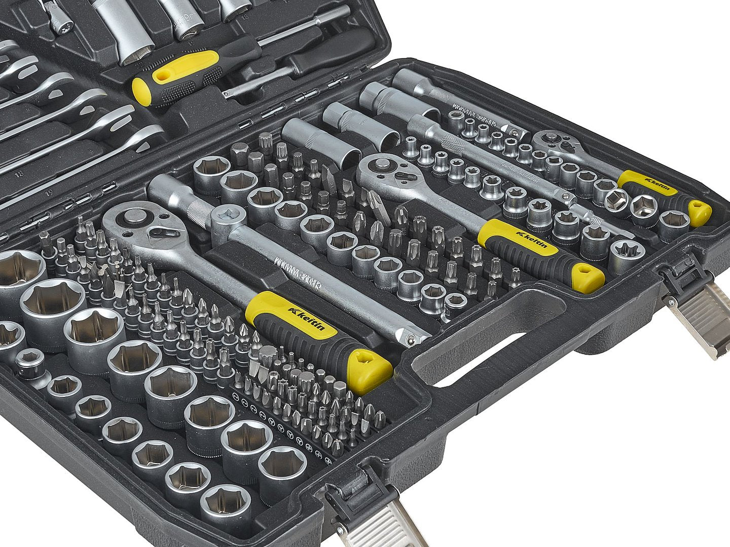 Комплект инструменти 216 части 1/4", 3/8", 1/2" KELTIN