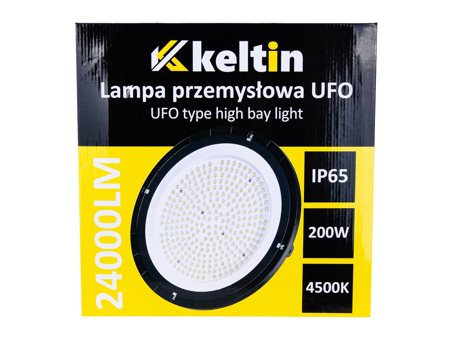 Индустриална LED лампа Highbay 200W 24000lm 4500K IP65 - KELTIN