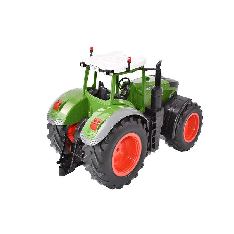 Трактор играчка с дистанционно doubleE RC 1:16 2.4 Ghz, светлини, звуци, обхват 25 м, скорост 2,16 км/ч