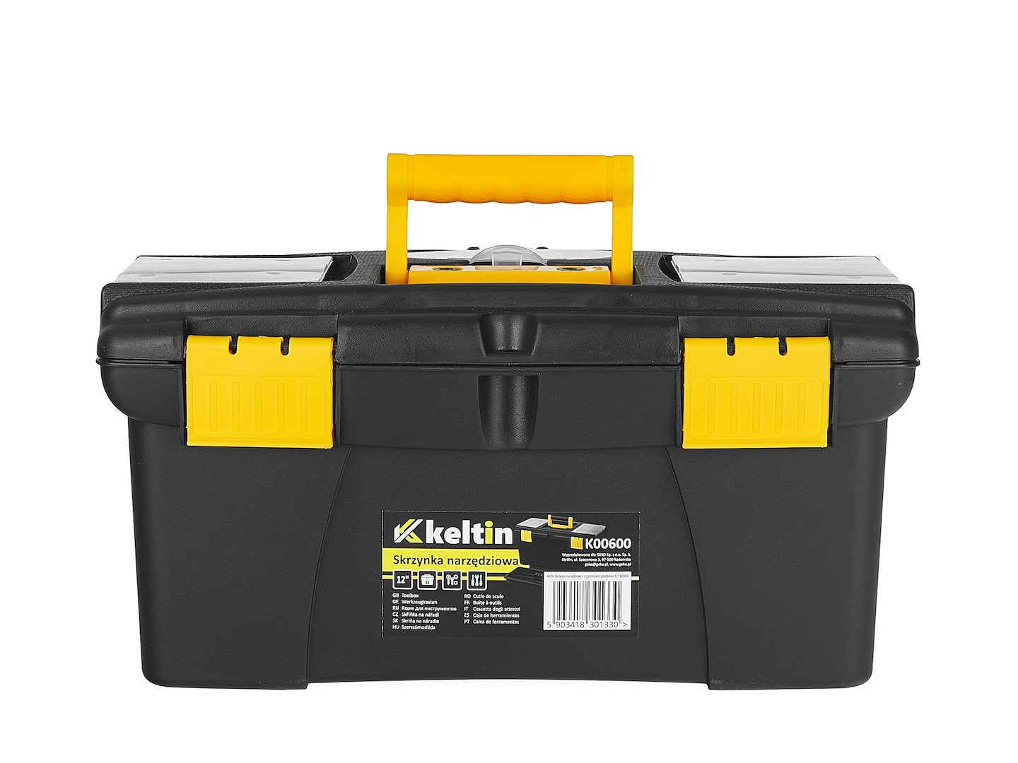 Пластмасова кутия за съхранение на инструменти с органайзер KELTIN 32x17,5x16 см
