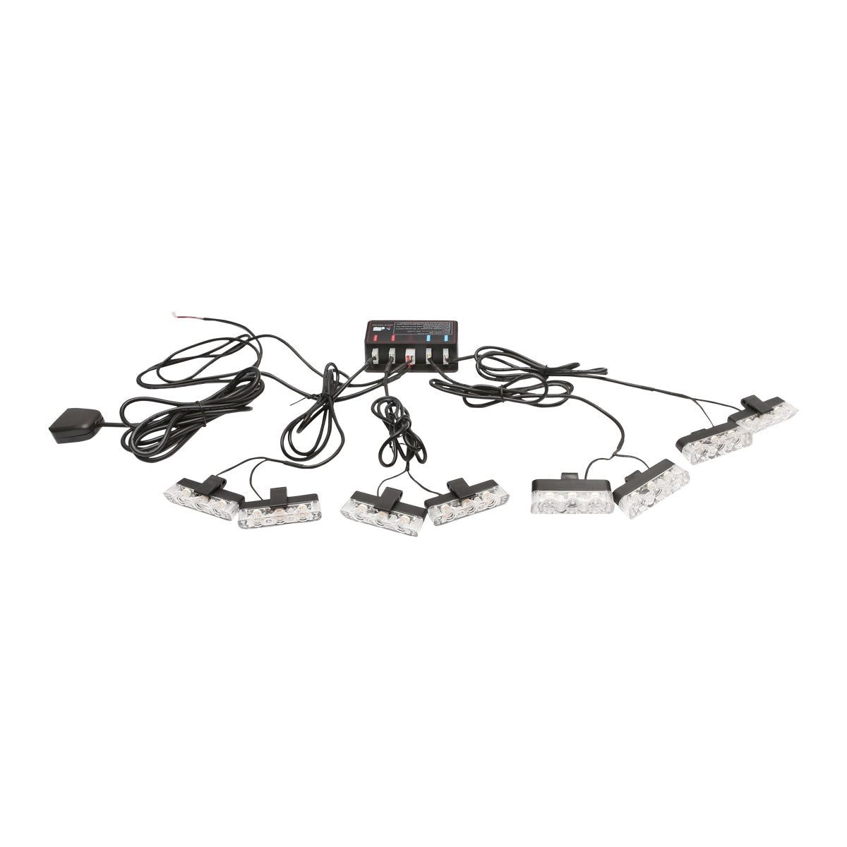 Комплект 8 стробоскопа с 3 LED, жълта светлина 12V Breckner Germany