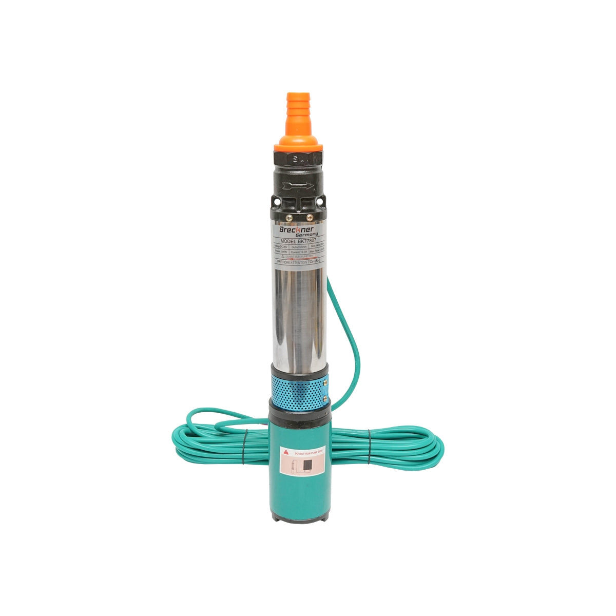 Потопяема водна помпа 300W, 36V, 3m3/h, 80мм за соларен фотоволтаичен панел Breckner Germany