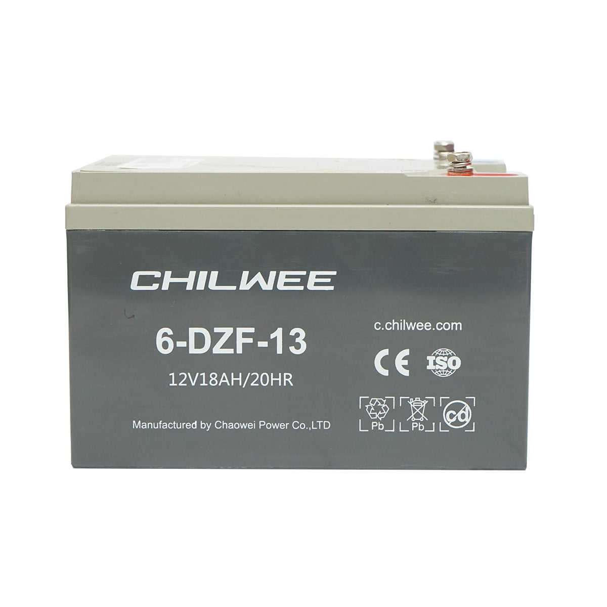 VRLA гел батерия за електрически велосипед с графен 6-DZF-13, 12V, 18AH-20HR CHILWEE