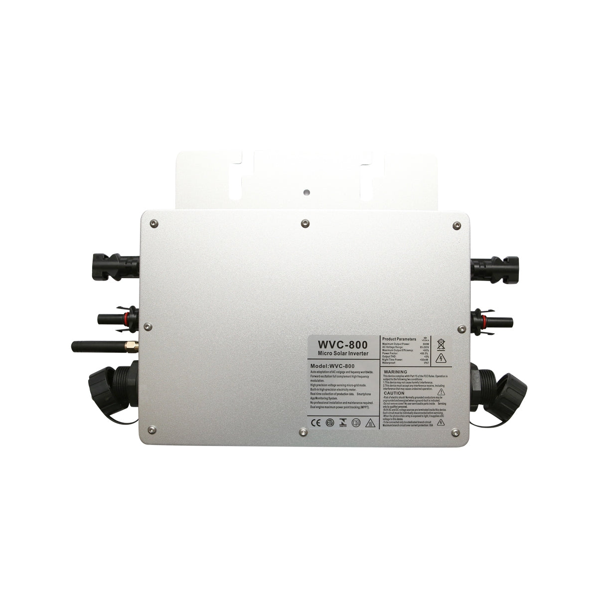 Микроинвертор за фотоволтаични слънчеви панели 800W, 230V, WiFi, IP65, MPPT