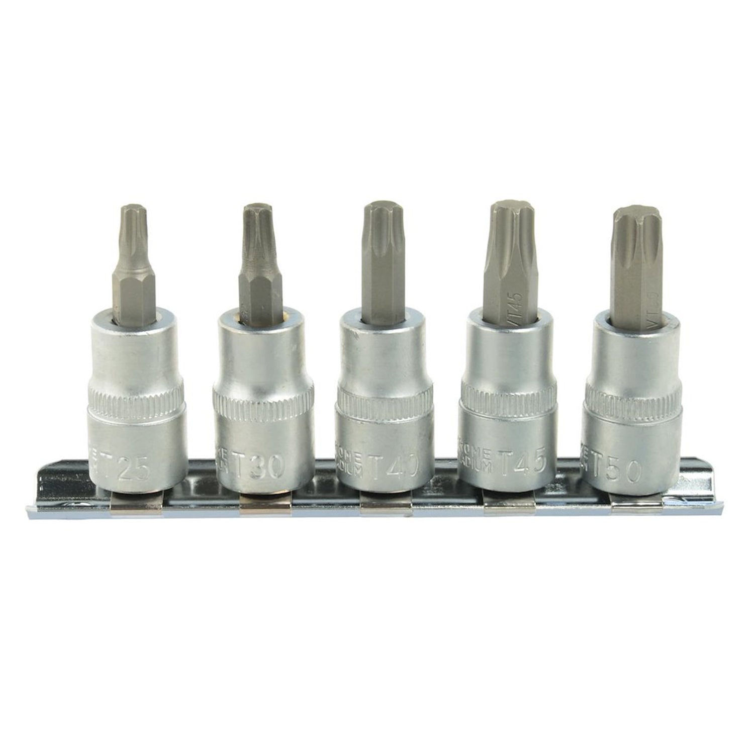 Комплект 5 бита торкс T25-T50 3/8" CrV - GEKO