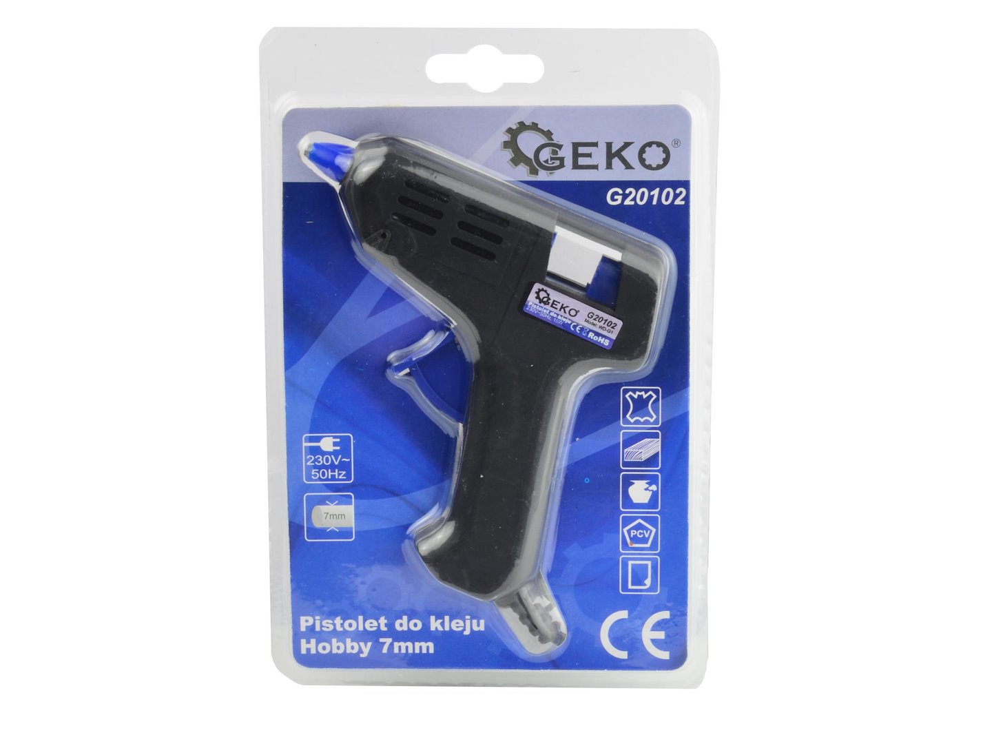 Пистолет за лепене със силикон 15 W GEKO