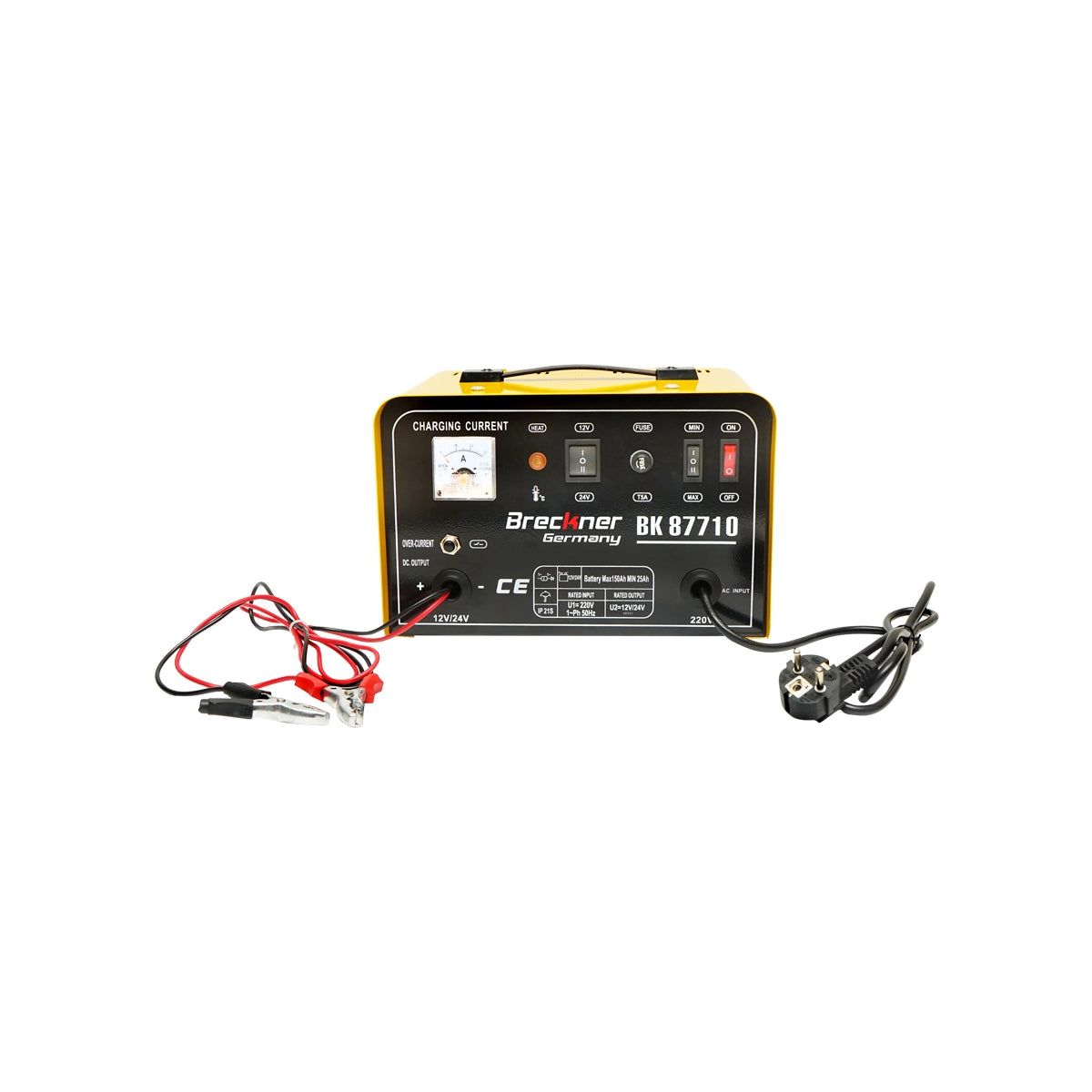 Зарядно устройство за автомобилни акумулатори 12-24V 20A 220V Breckner Germany