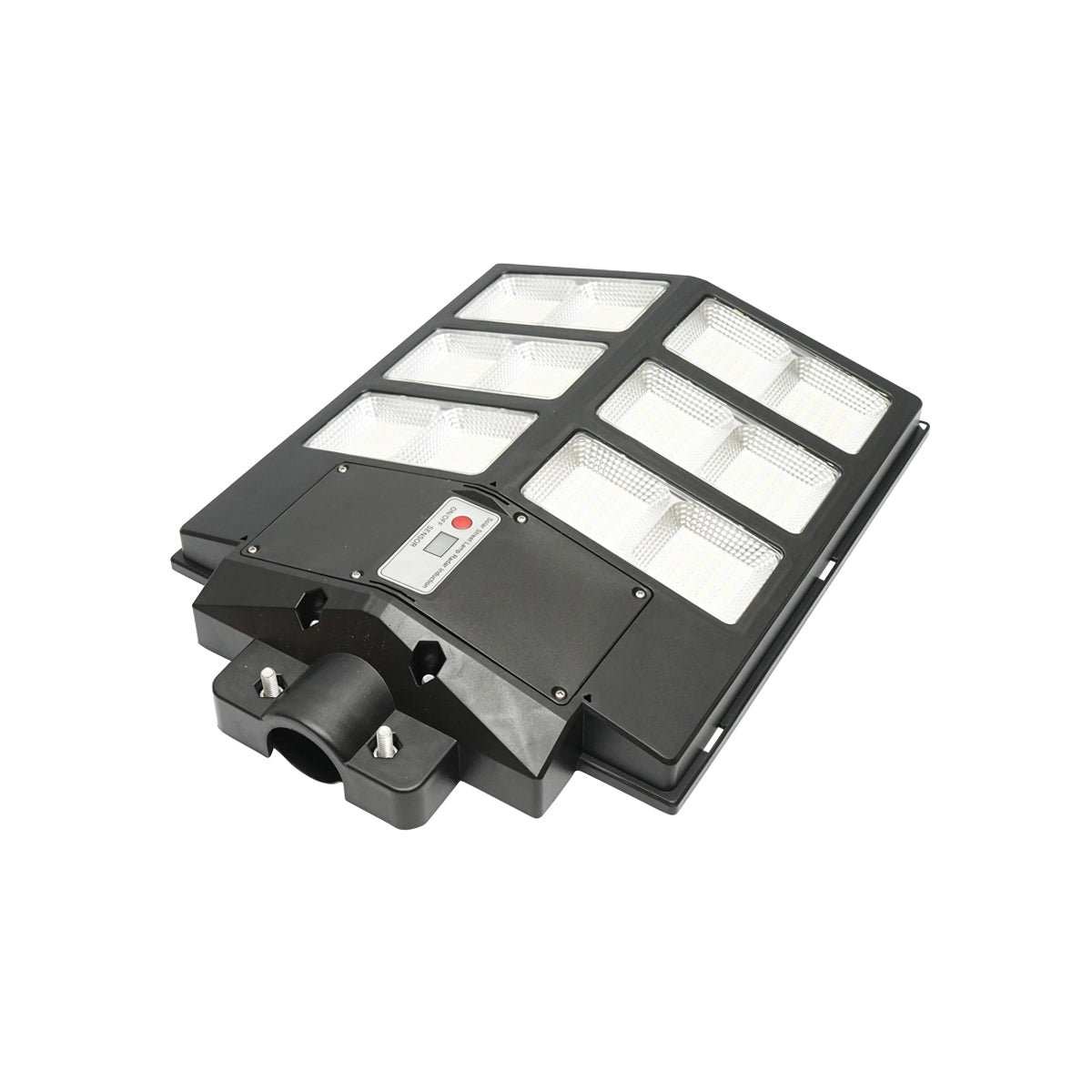 LED соларна лампа 200W за улично осветление 6500K със соларен панел, дистанционно, сензор за движение Breckner Germany