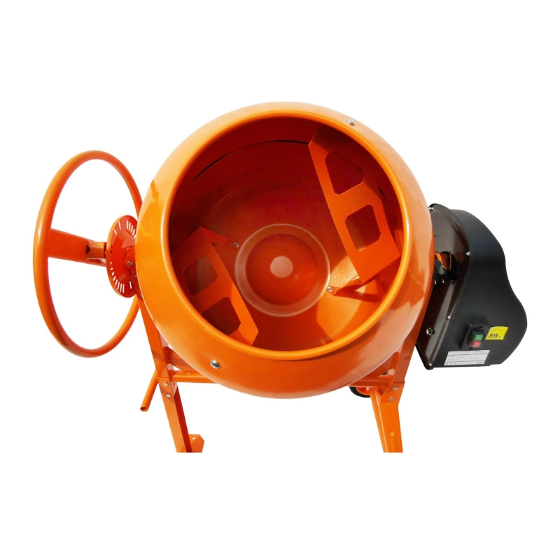 Бетонобъркачка 800W, обем 180L, чугунено зъбно колело и коронка, 61Kg Breckner Germany