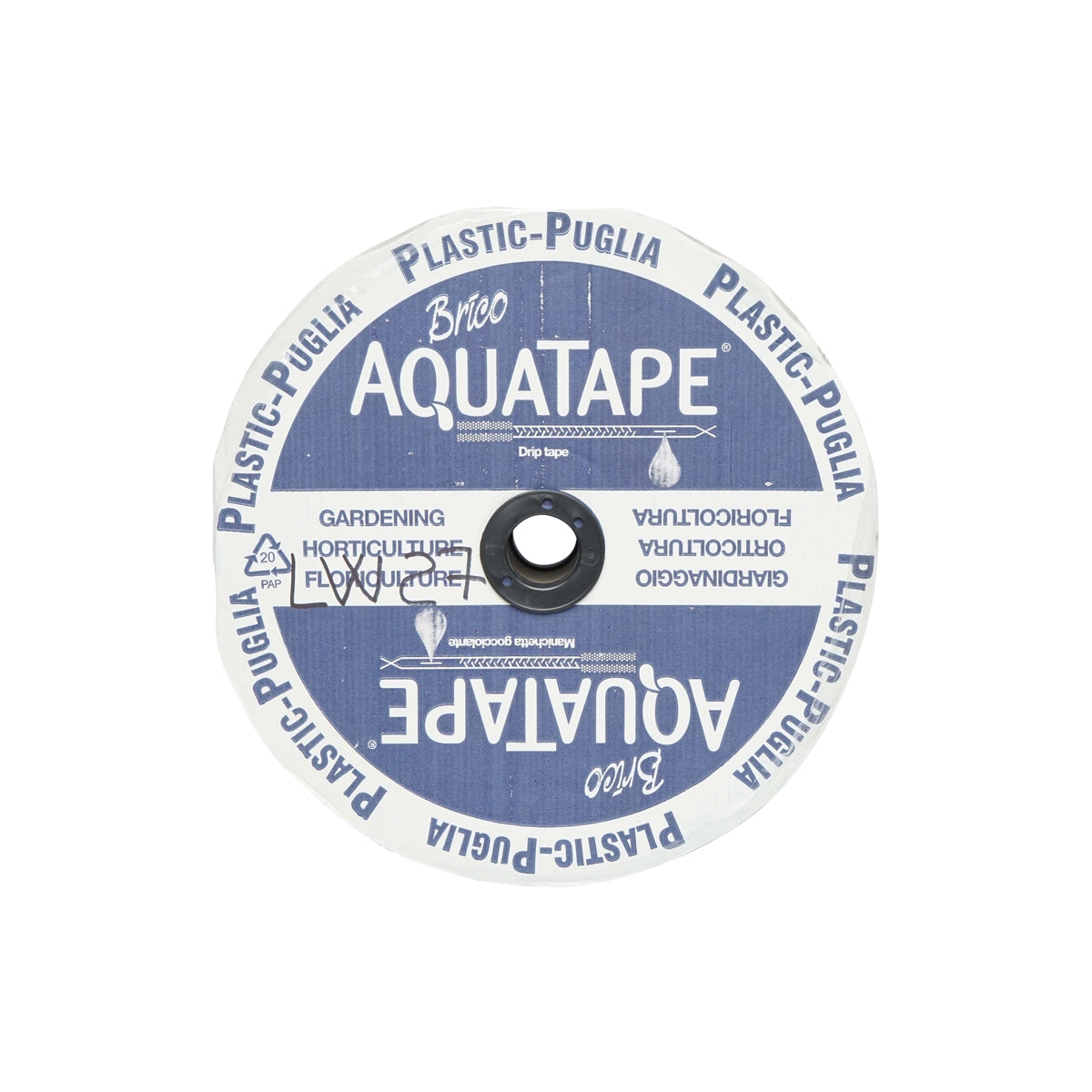 Капкова лента за вода, ролка 600м 1.5л/ч, D16мм разстояние 10см AquaTape