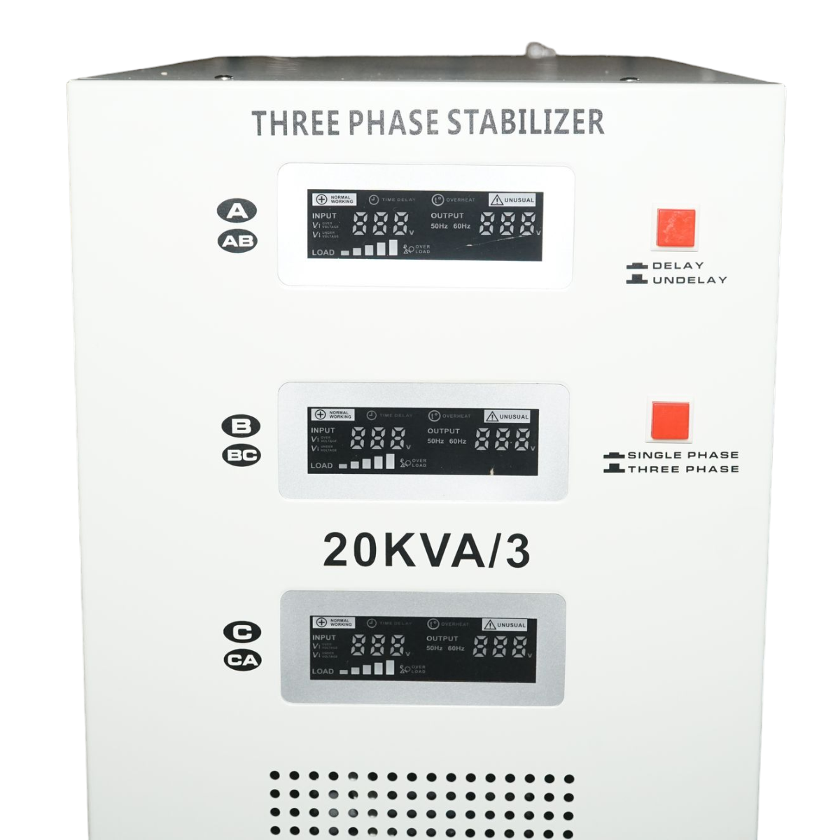 Автоматичен стабилизатор на напрежение 20KVA, 16KW трифазен със сервомотор Breckner Germany