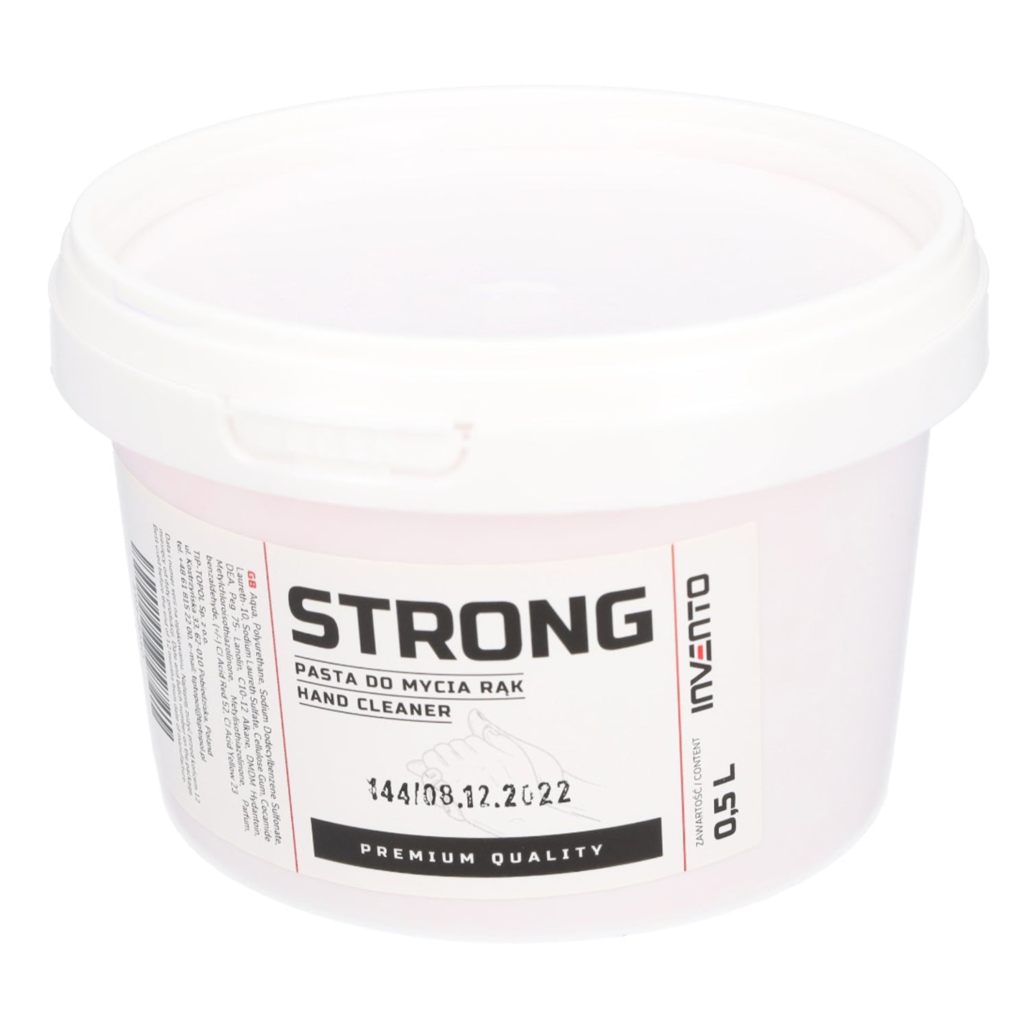 Паста за почистване на ръце 0,5 л STRONG INVENTO