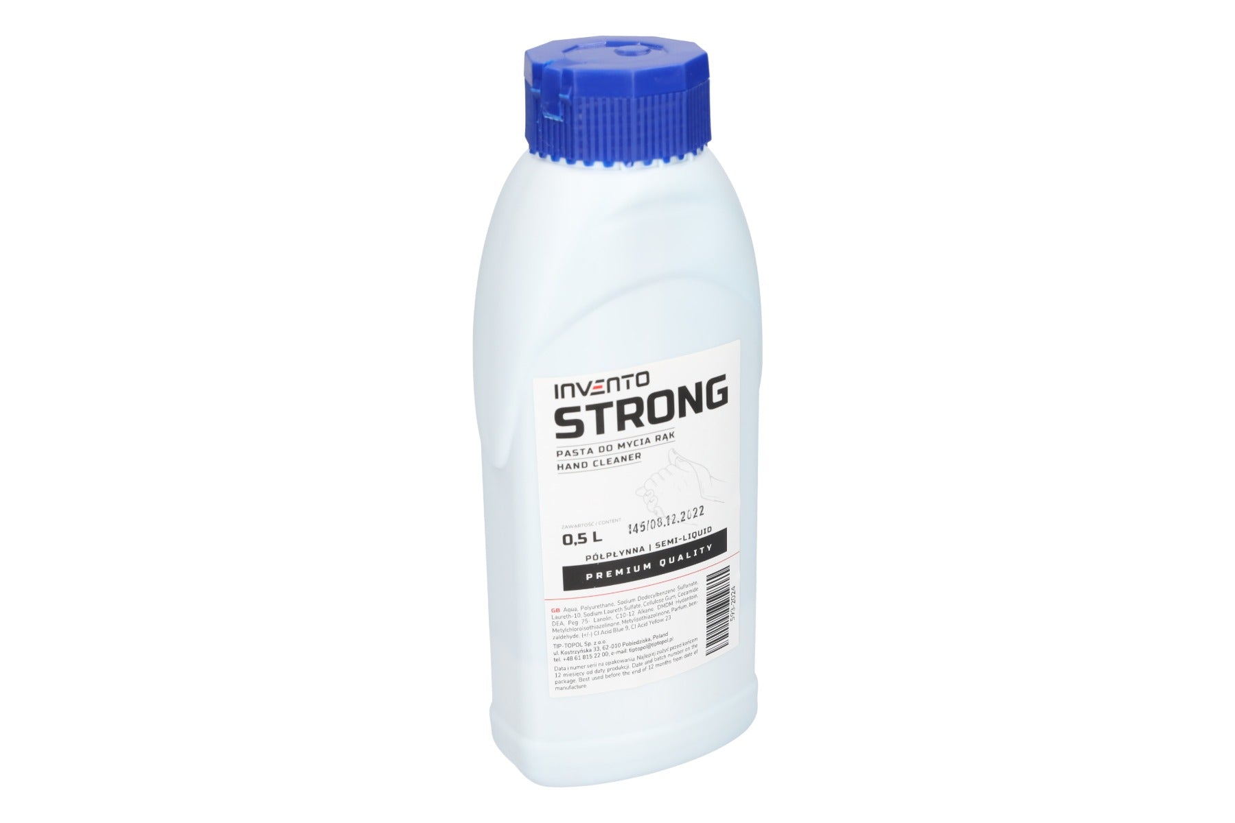 Гел за дезинфекция на ръце 0,5 л STRONG INVENTO