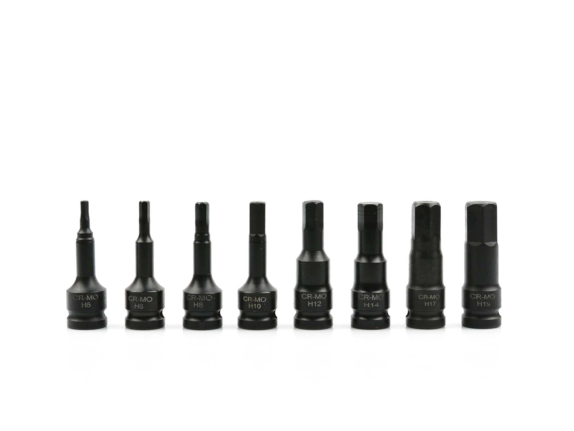 Комплект шестостенни ударни имбус бита 1/2" Н5-Н19 8 бр. GEKO