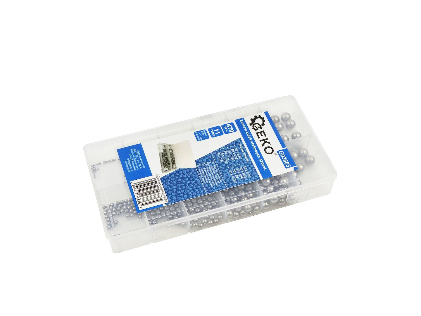 Комплект топчета за лагери 470 бр. GEKO
