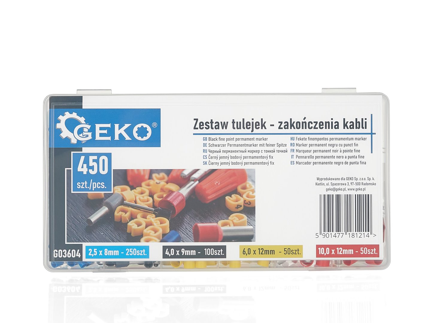 Комплект термосвиваеми тръби 450 броя GEKO