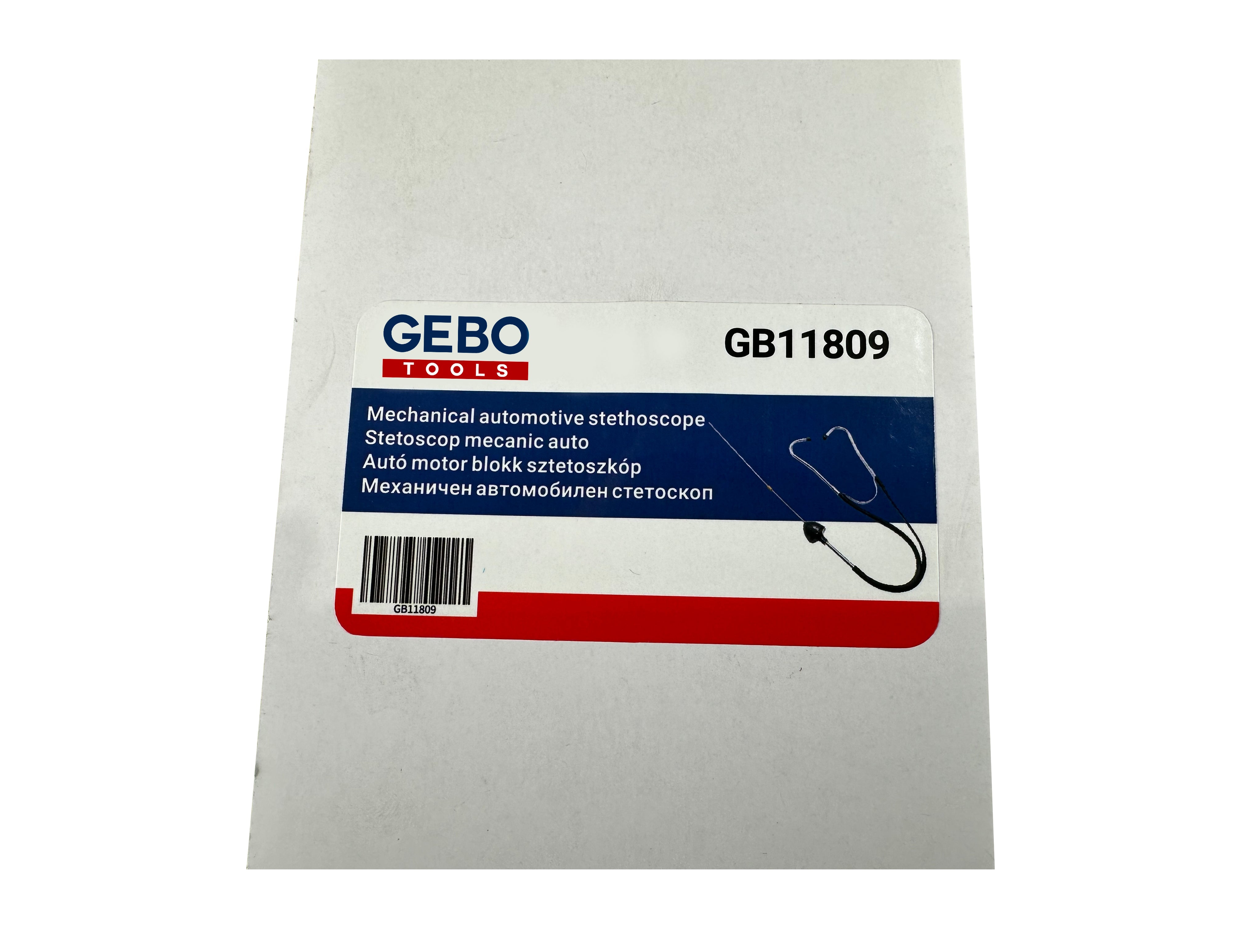 Механичен автомобилен стетоскоп за диагностика на звуци от двигател GEBO TOOLS