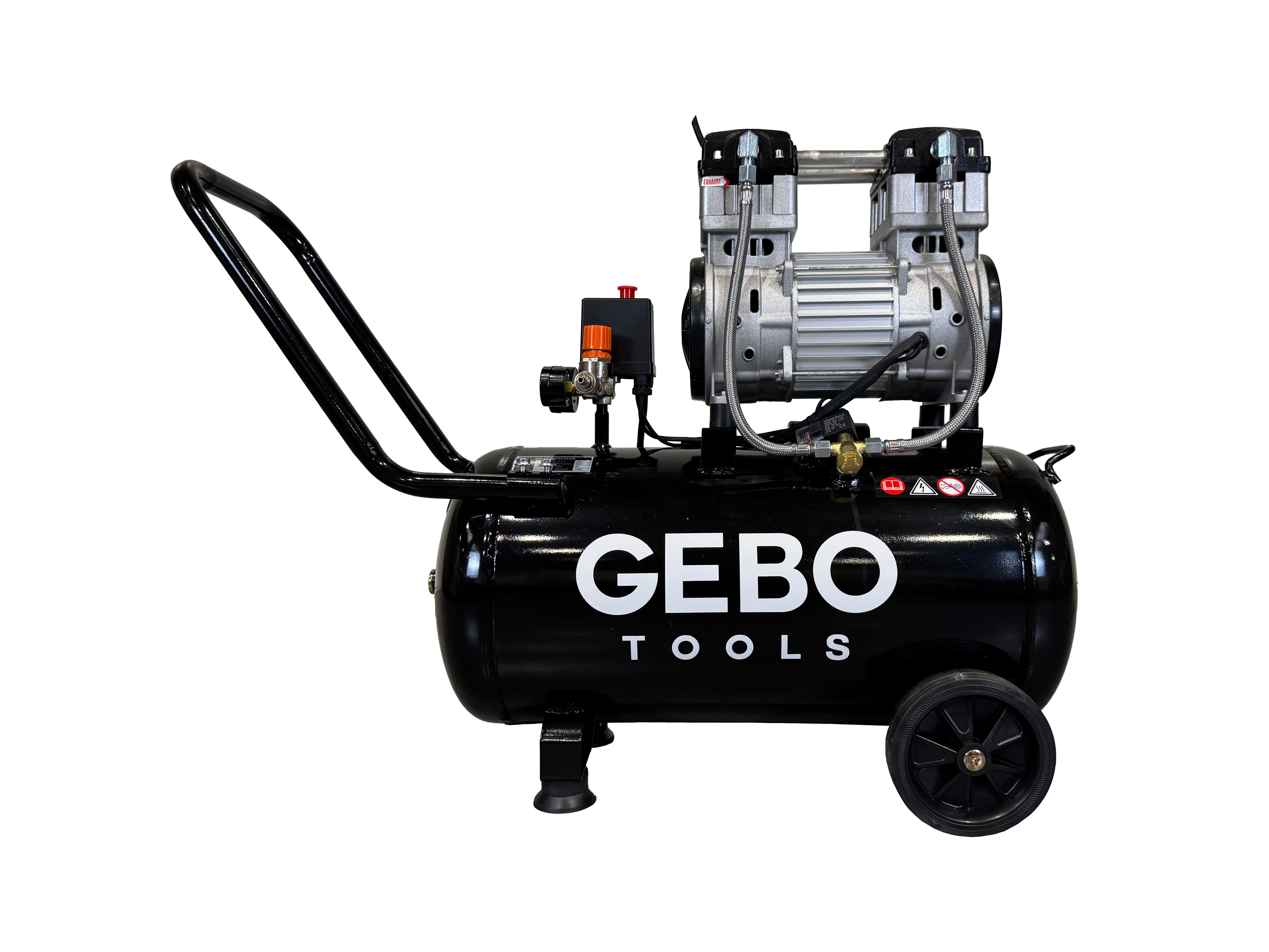 Безшумен компресор 50 л 2 НР GEBO TOOLS