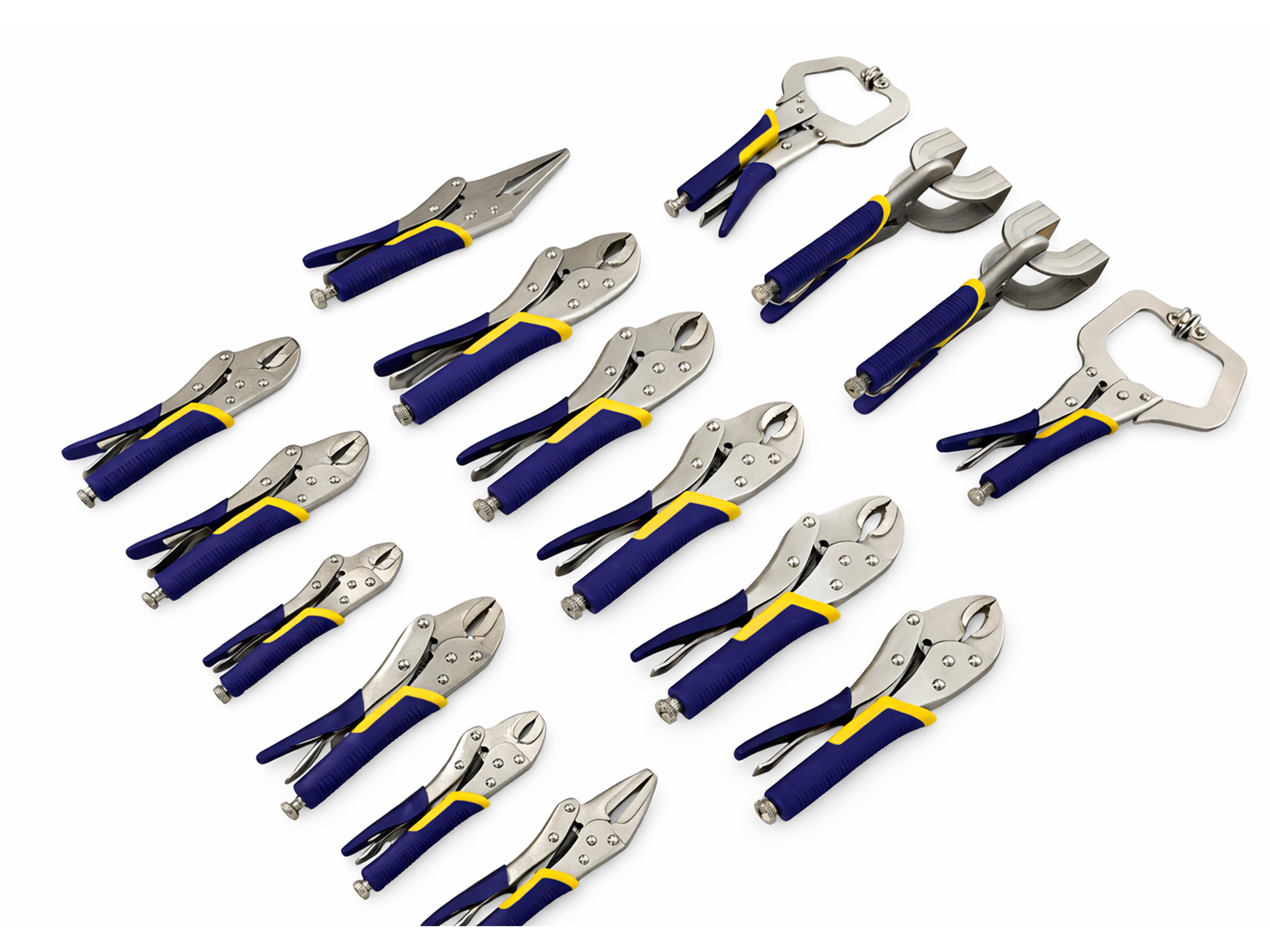Комплект самозаключващи се клещи за тенекеджийство 16 броя GEBO TOOLS