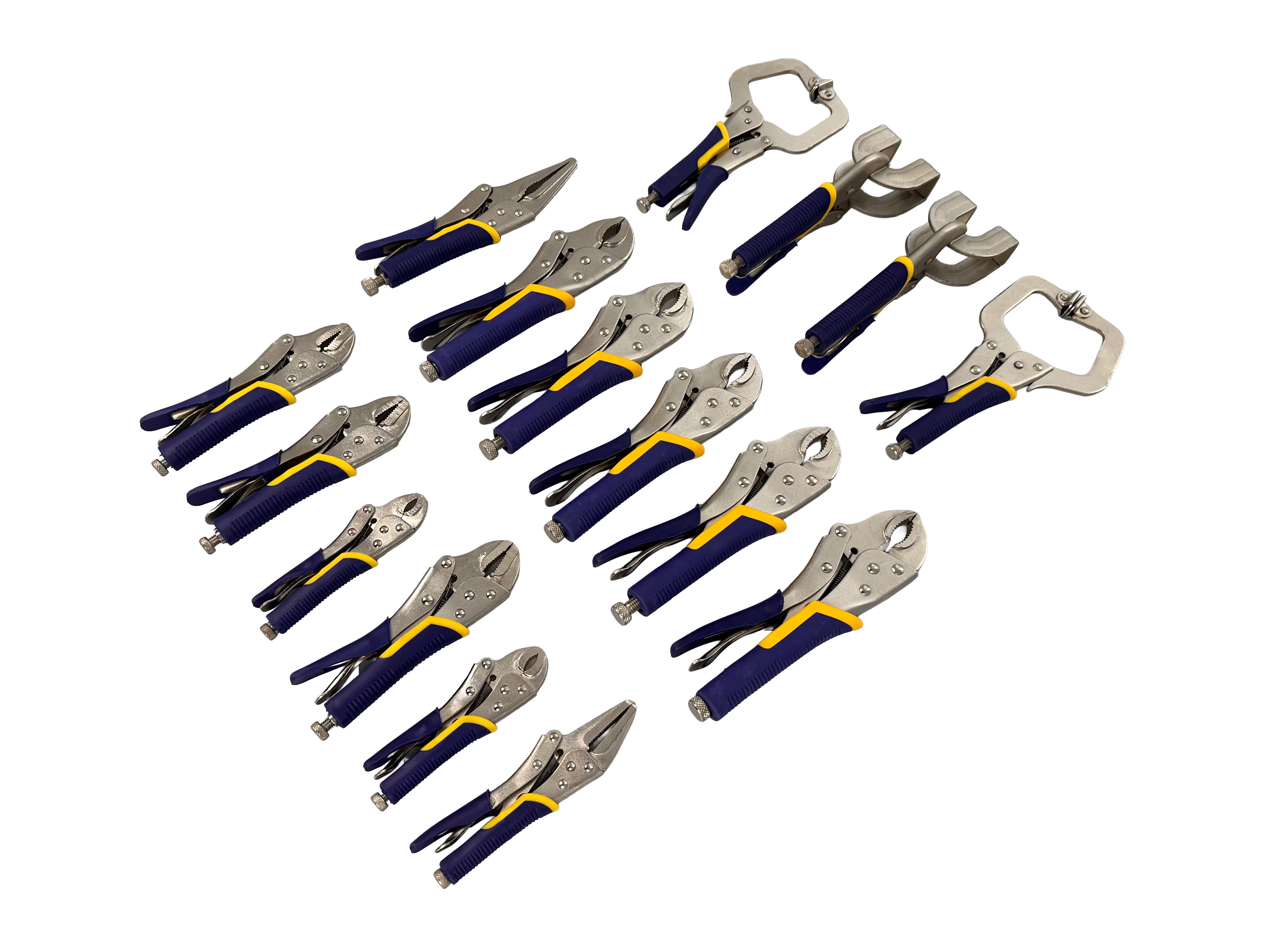 Комплект самозаключващи се клещи за тенекеджийство 16 броя GEBO TOOLS