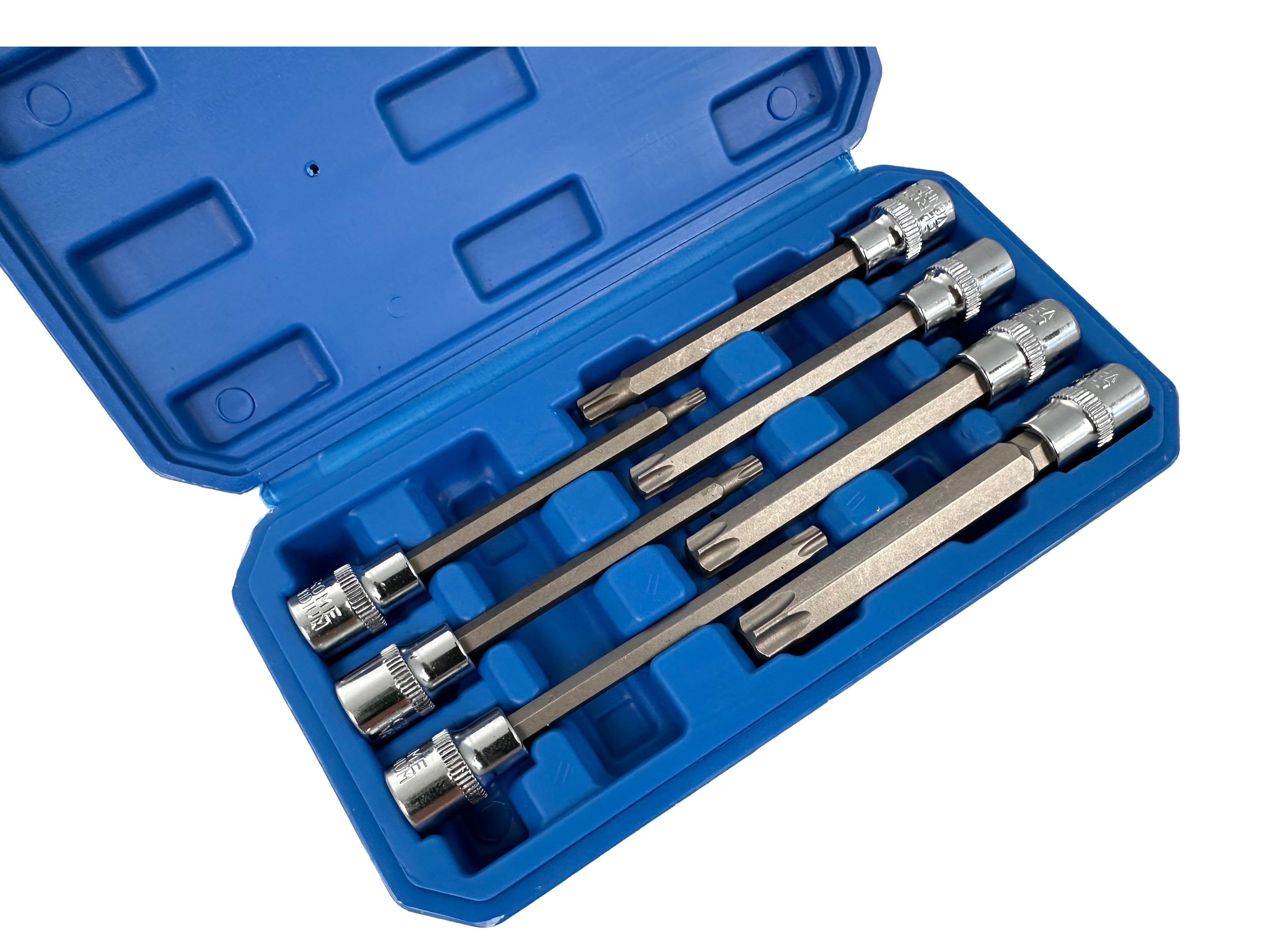 Комплект вложки 3/8" удължени, 7 бр. торкс GEBO TOOLS