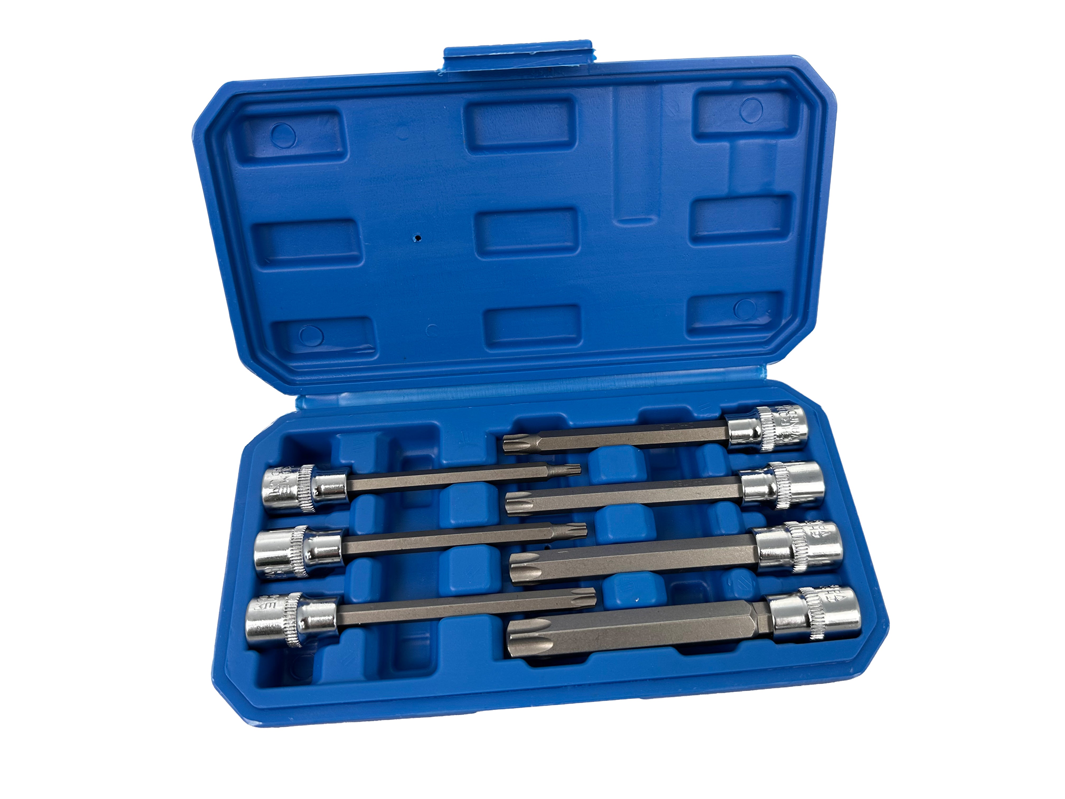 Комплект вложки 3/8" удължени, 7 бр. торкс GEBO TOOLS
