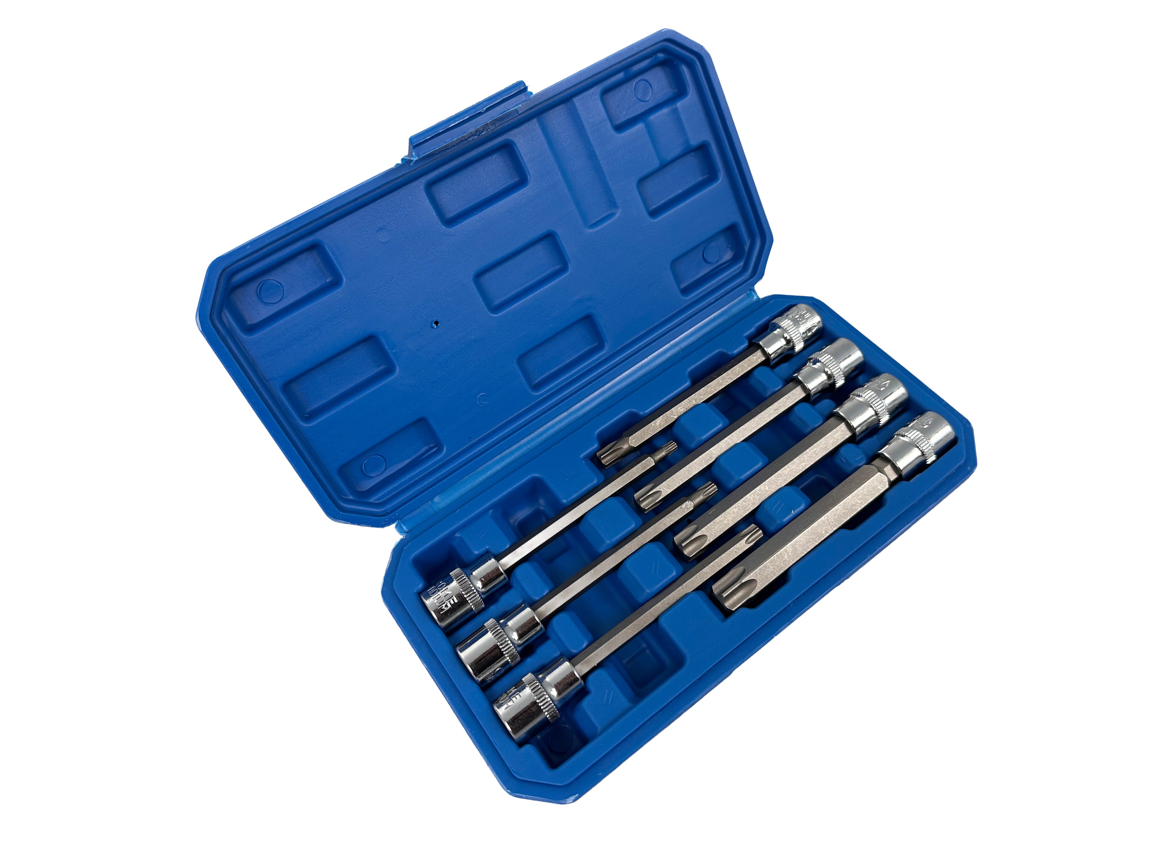 Комплект вложки 3/8" удължени, 7 бр. торкс GEBO TOOLS