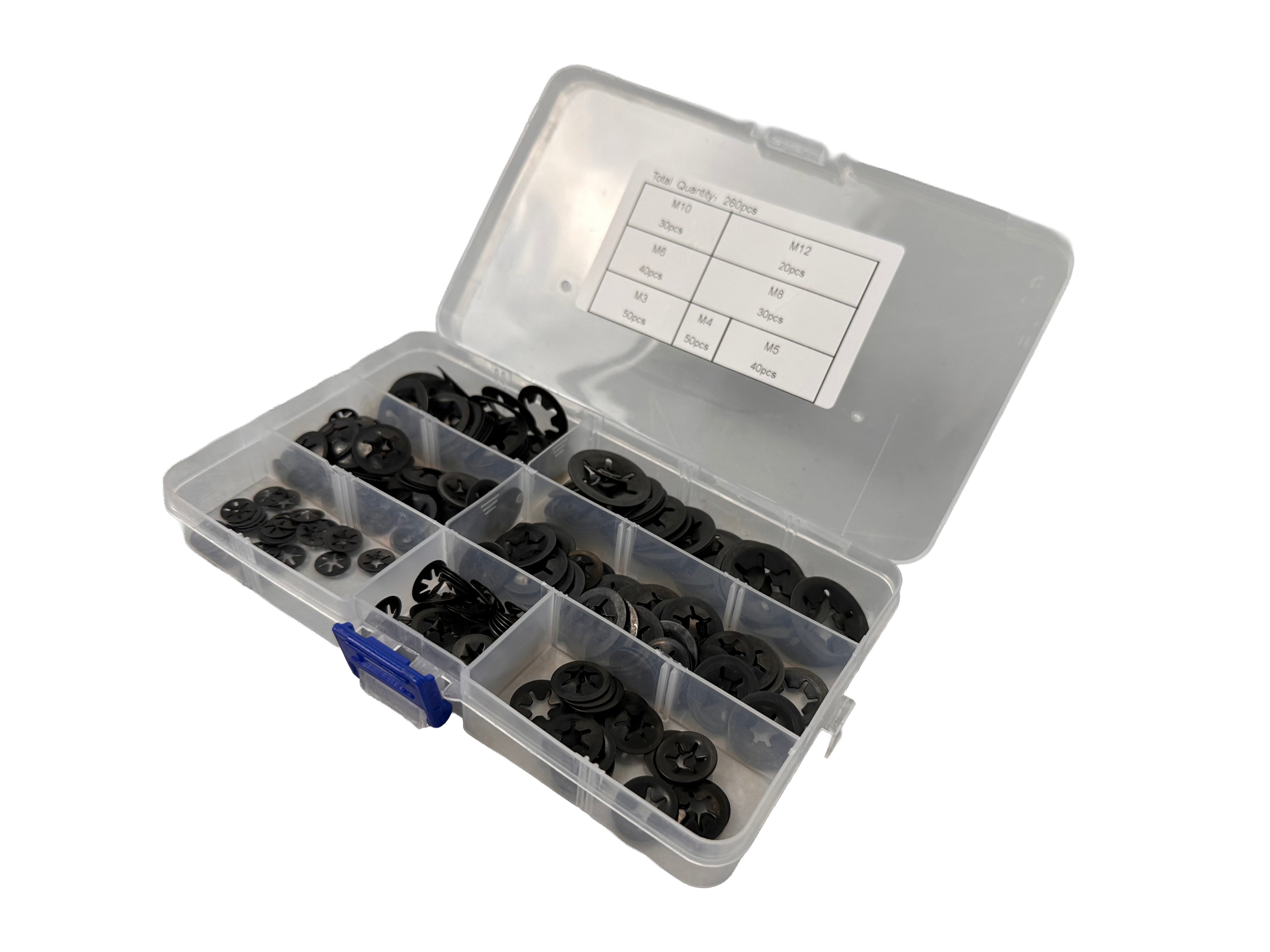 Комплект шайби М3-М12 260 бр. GEBO TOOLS