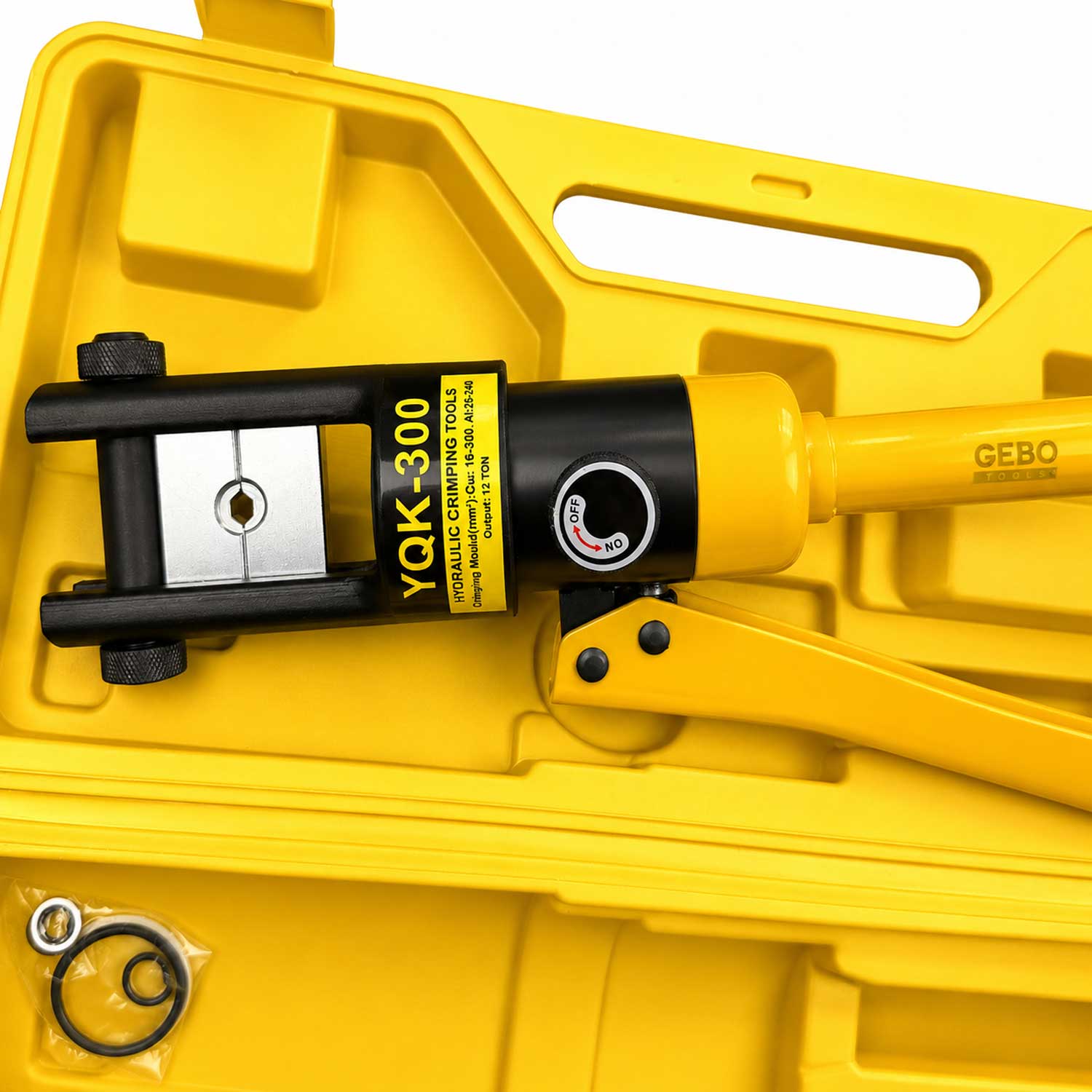 Хидравлични клещи за кабелно пресоване 16–300 мм² 13 тона GEBO TOOLS