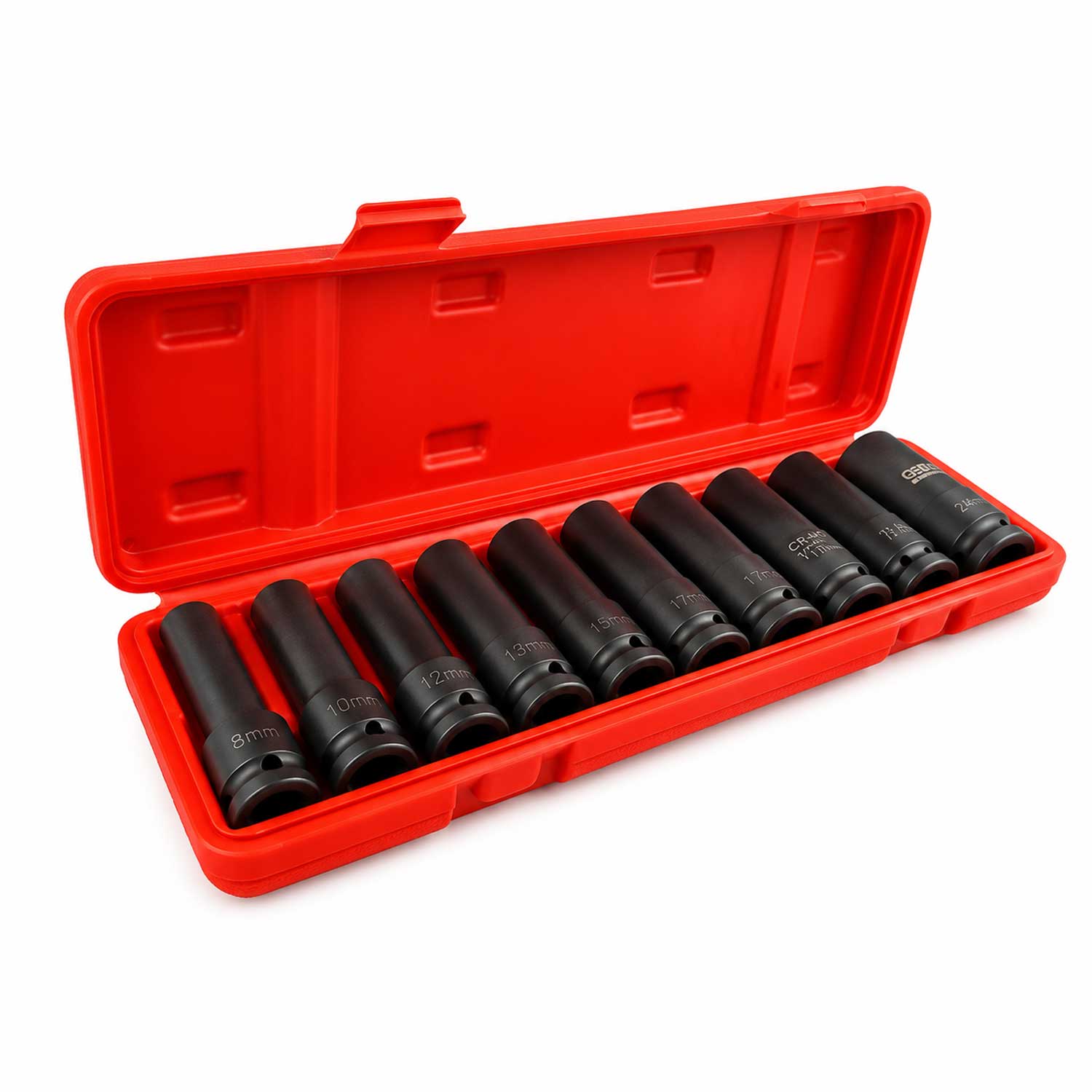 Комплект ударни вложки 1/2 Е8-Е24 мм 10 броя GEBO TOOLS