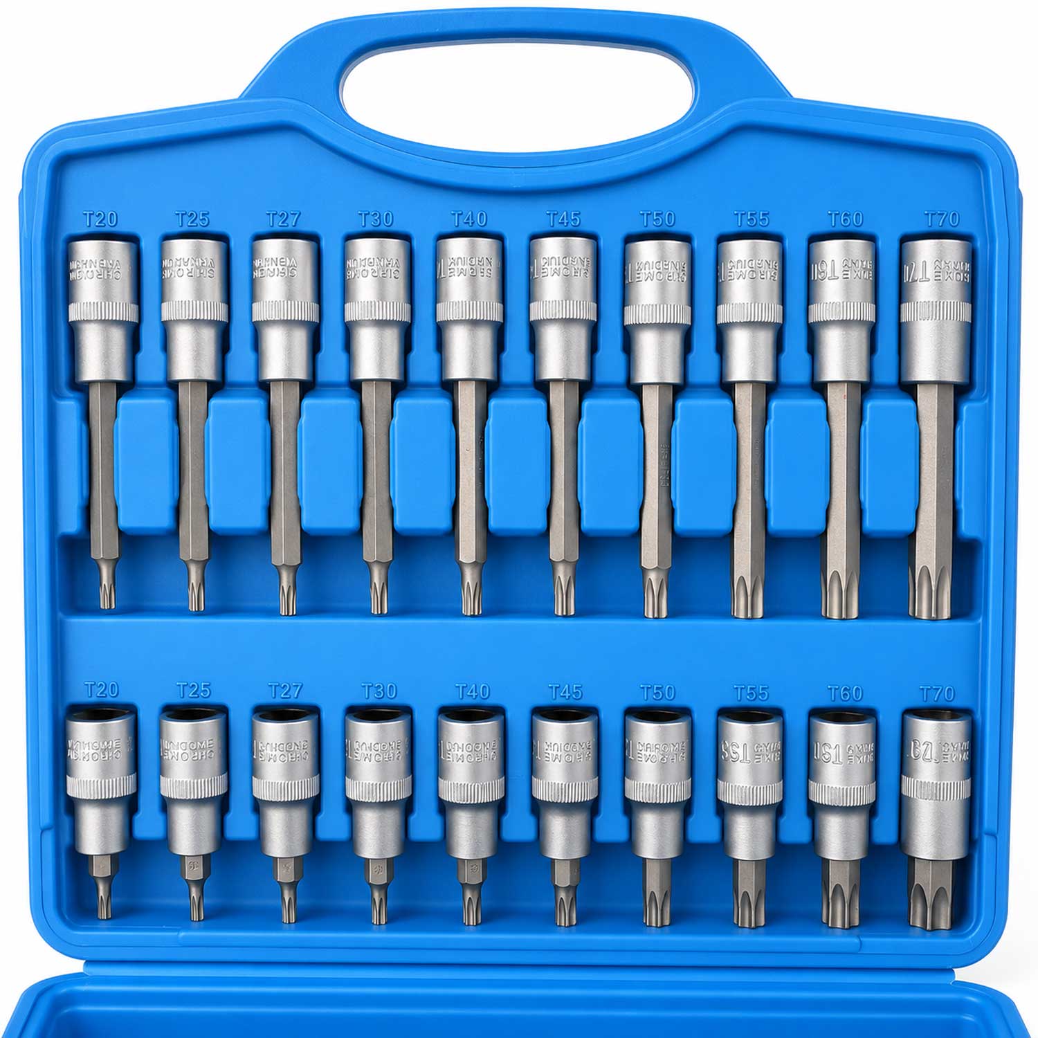 Комплект дълги торкс битове 1/2" 32 броя GEBO TOOLS