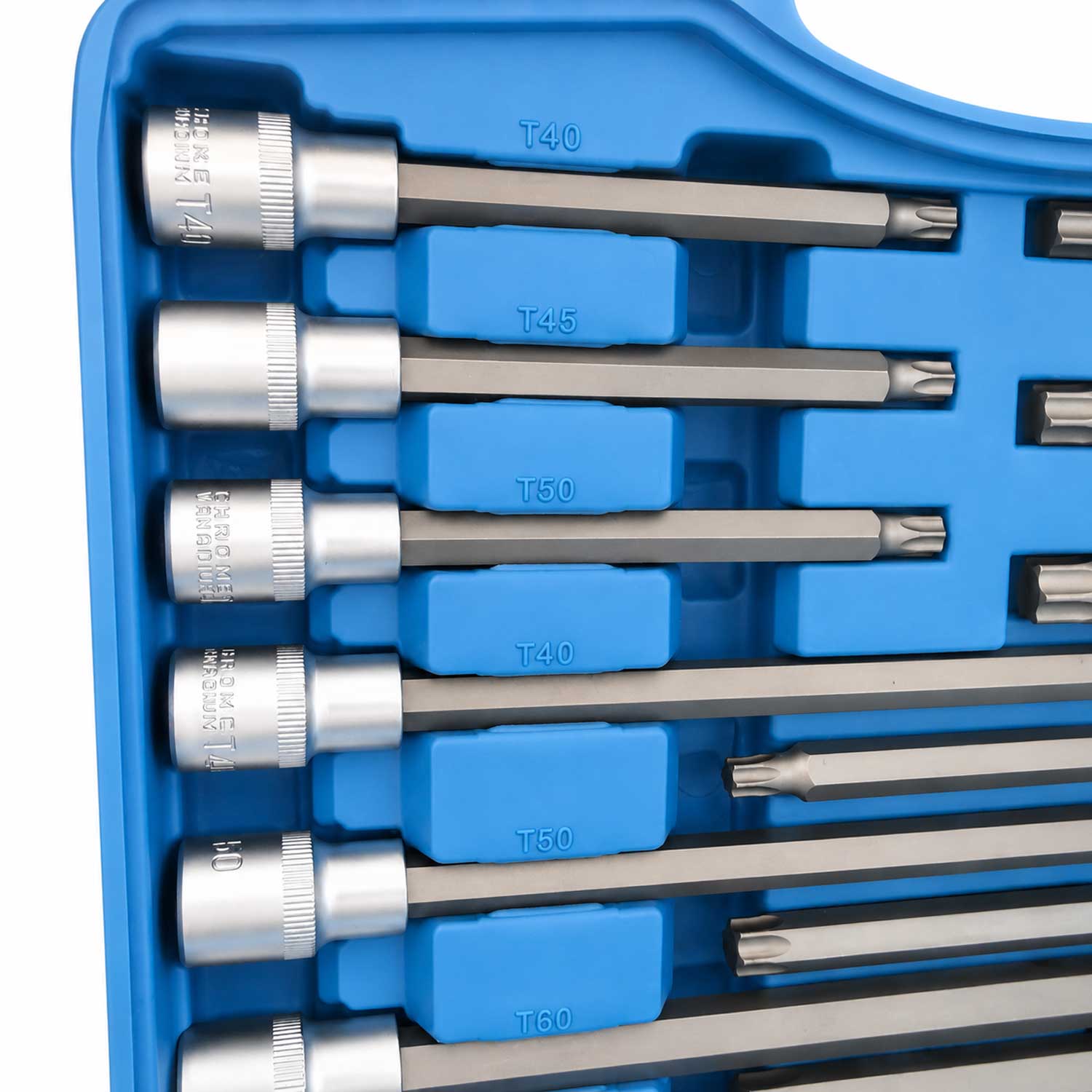 Комплект дълги торкс битове 1/2" 32 броя GEBO TOOLS