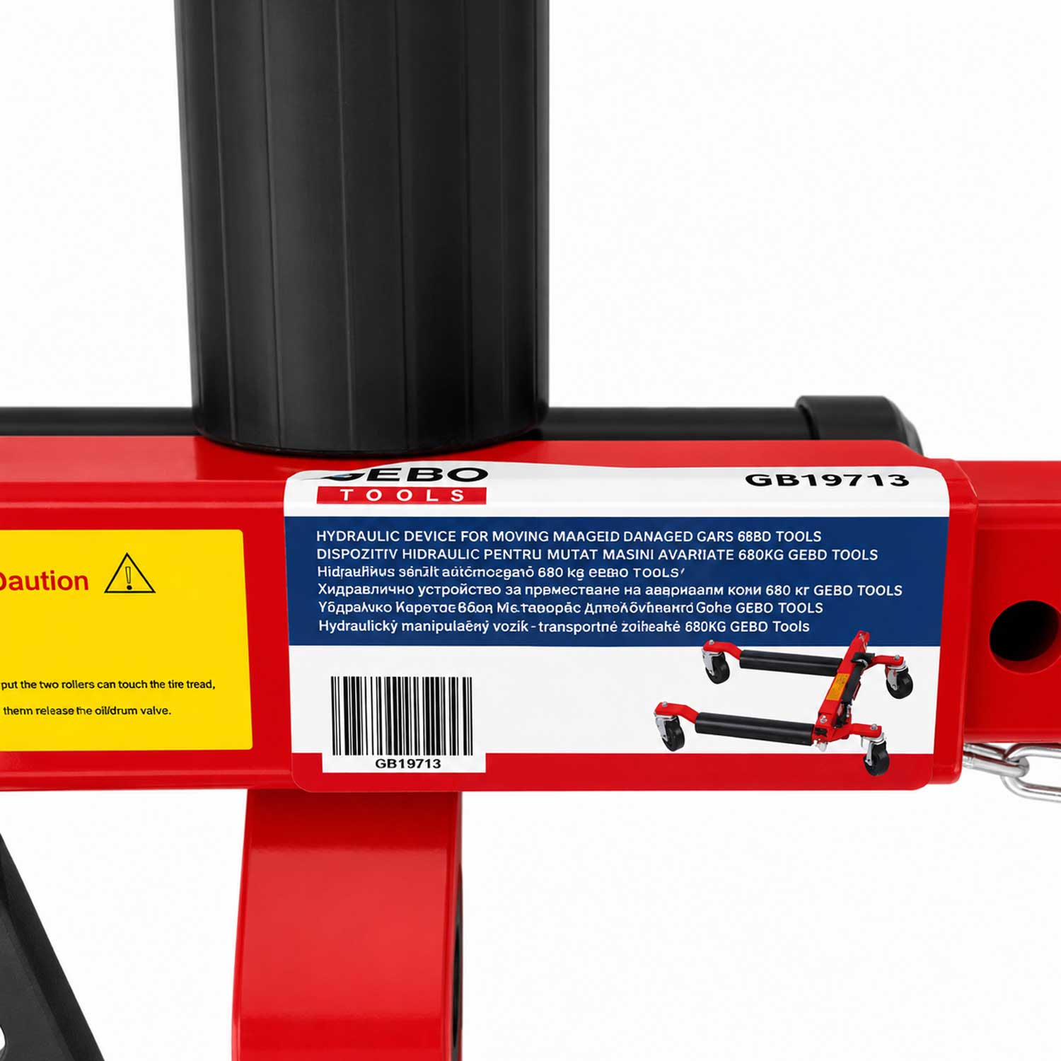 Хидравлично устройство за преместване на повредени автомобили 680 кг GEBO TOOLS