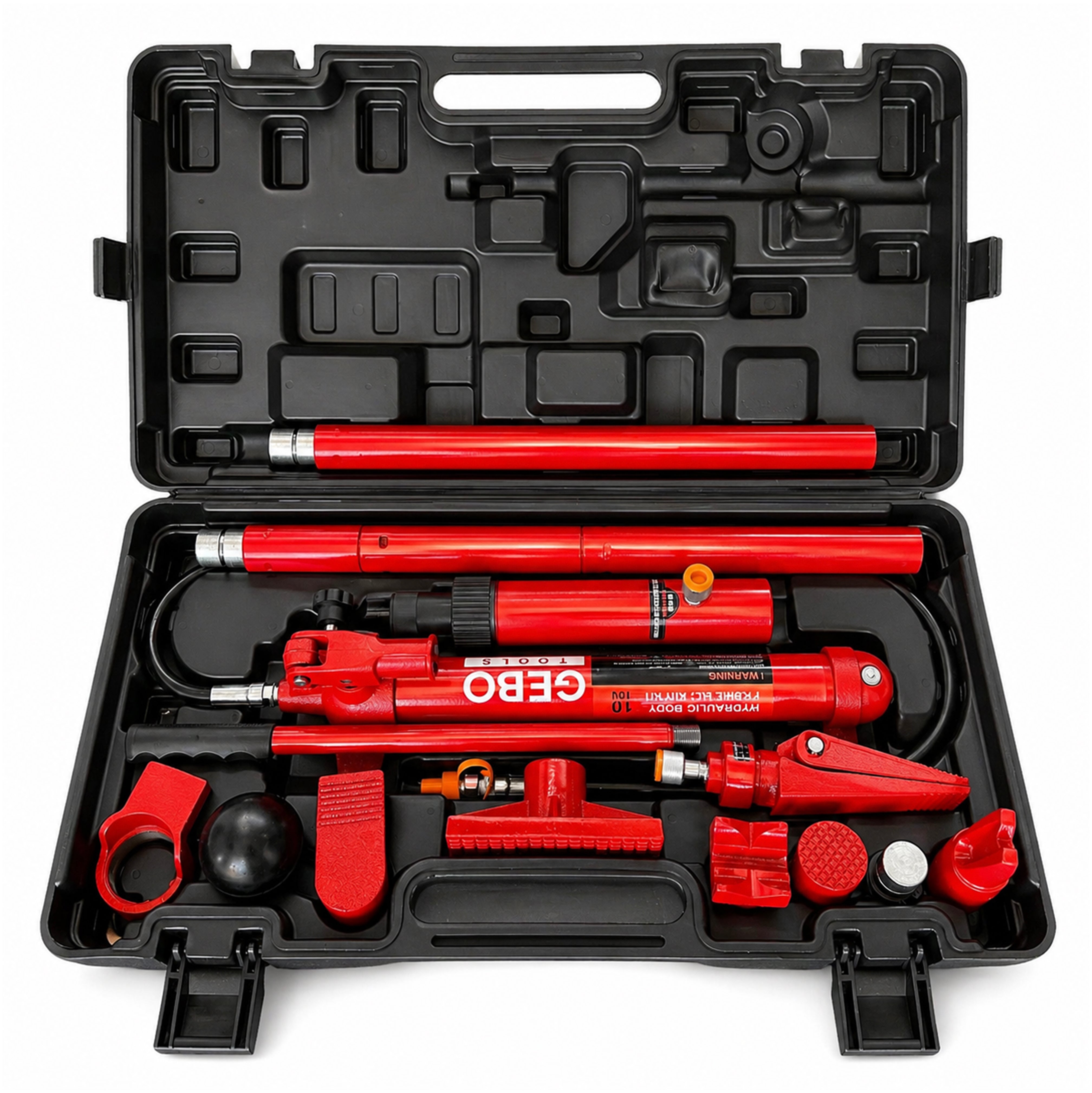Хидравлична преса за изправяне на автомобилни каросерии 10 тона 15 части GEBO TOOLS