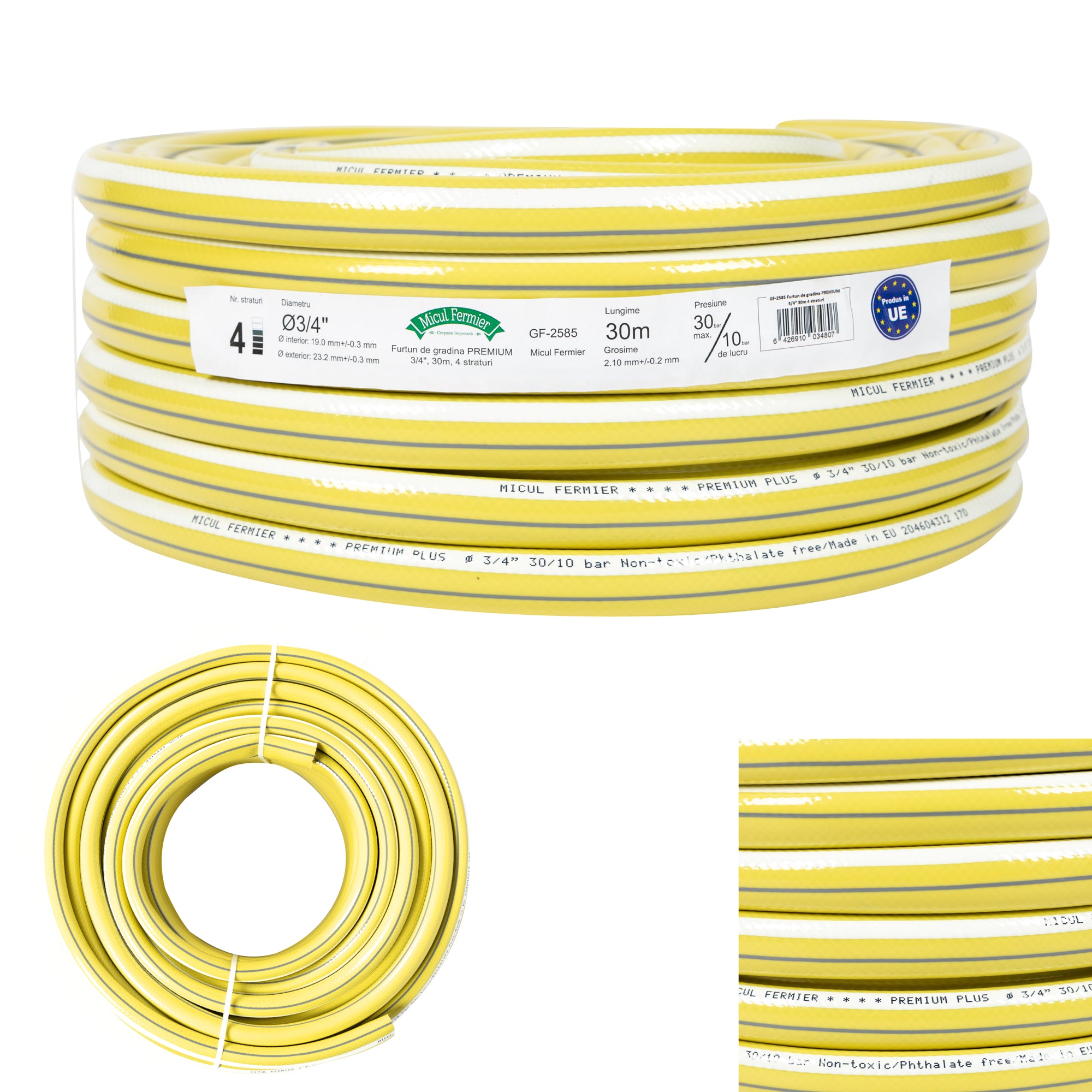Маркуч за вода MF PREMIUM PLUS 3/4" 30м 4 слоя CL5 G01