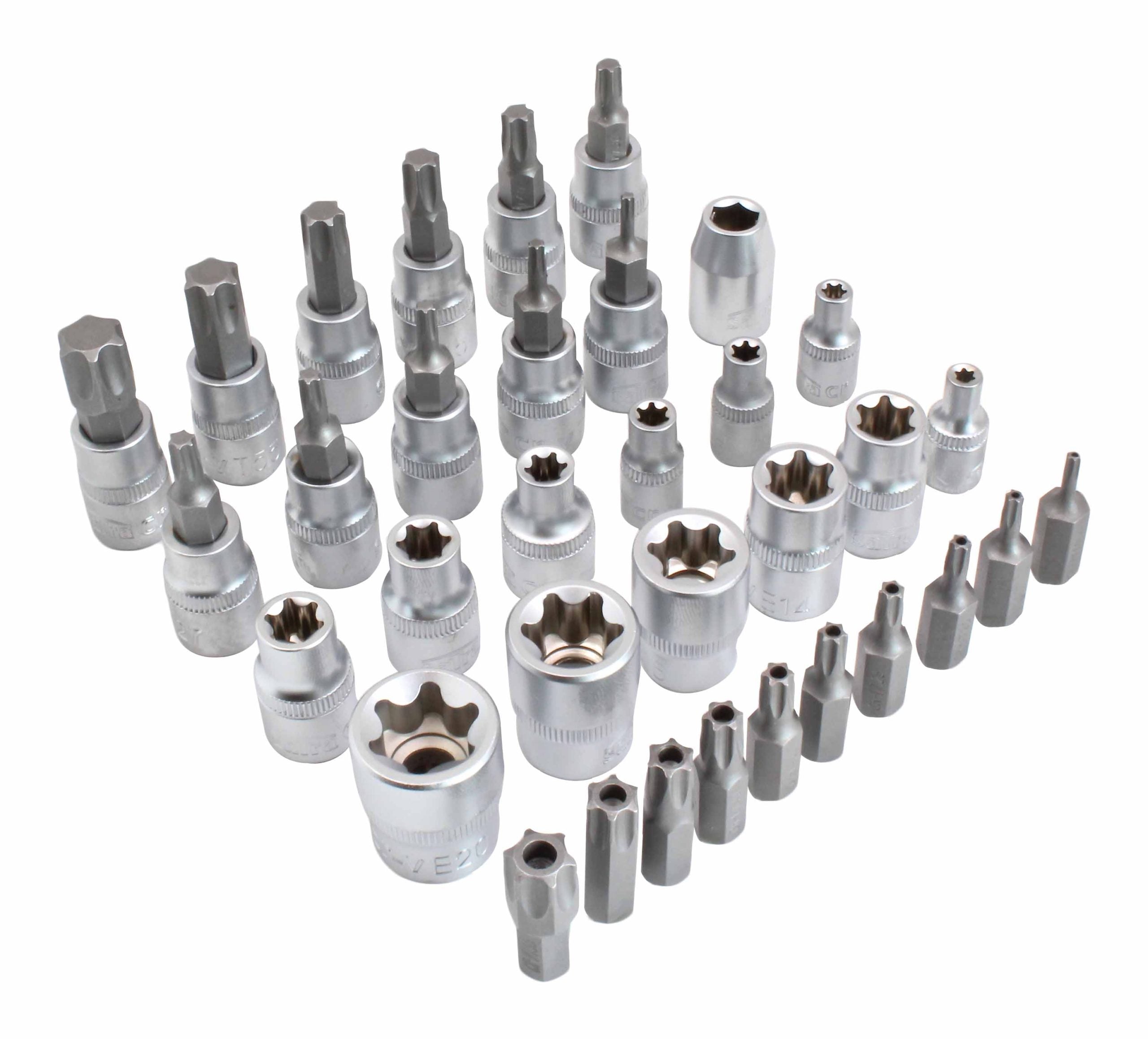Kомплект вложки TORX 3/8″ 34 бр.