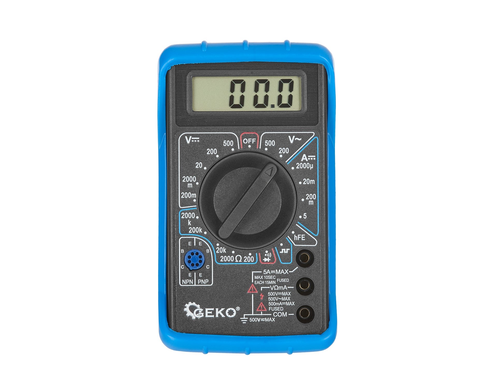 Цифров мултиметър със звънец DC 0.2 - 500V AC 200-500V