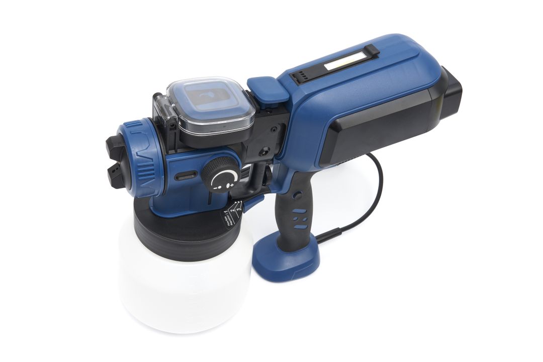 Електрически пистолет за боядисване 550W 1500ML, с LED светлина