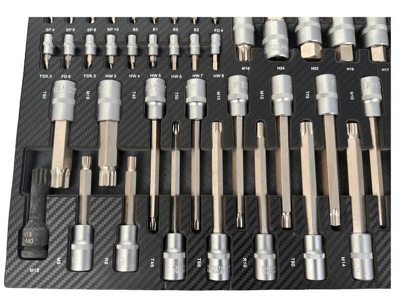 Комплект битове за шкаф, 101 броя GEBO TOOLS