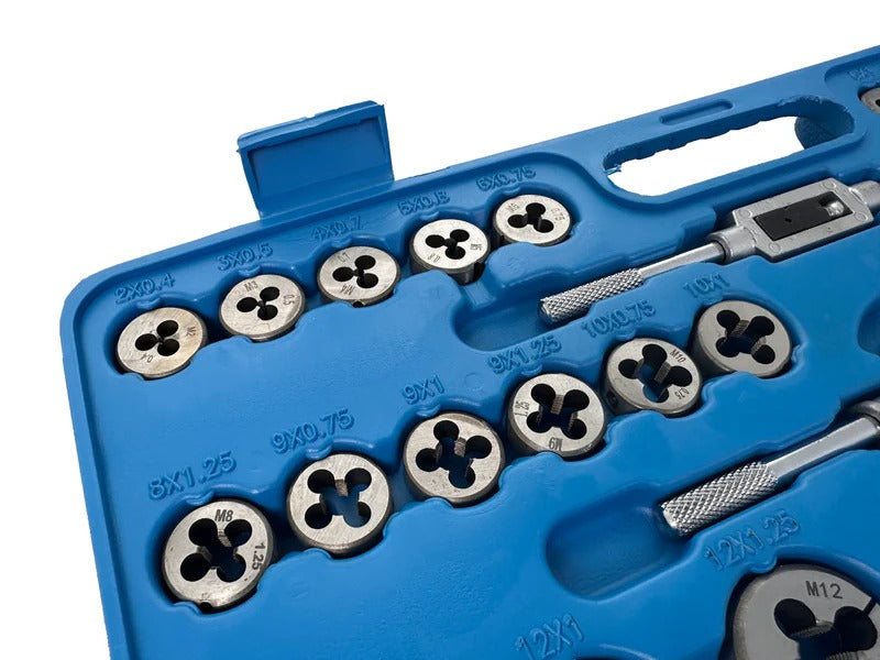 Комплект плашки и метчици, 110 части, M2-M18 GEBO TOOLS