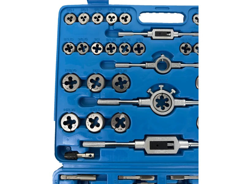 Комплект плашки и метчици, 110 части, M2-M18 GEBO TOOLS