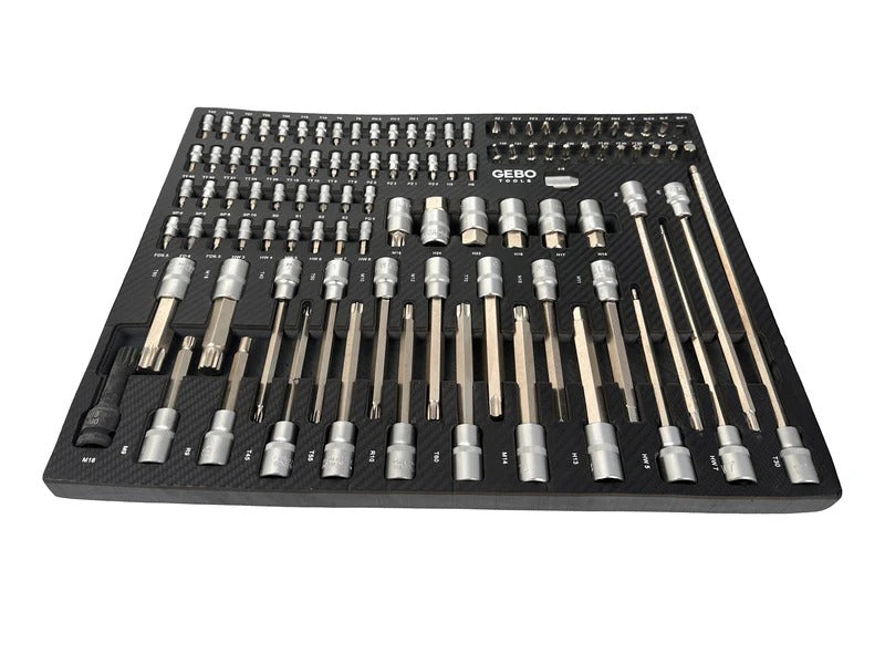 Комплект битове за шкаф, 101 броя GEBO TOOLS