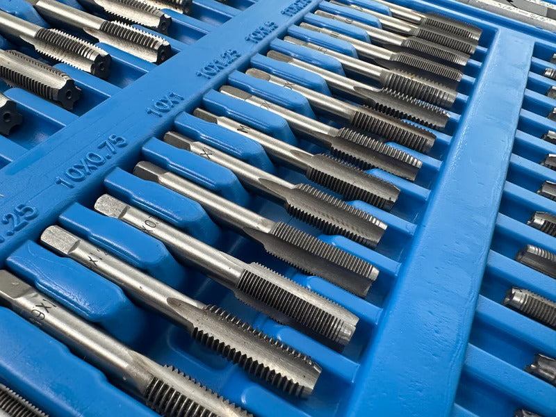 Комплект плашки и метчици, 110 части, M2-M18 GEBO TOOLS