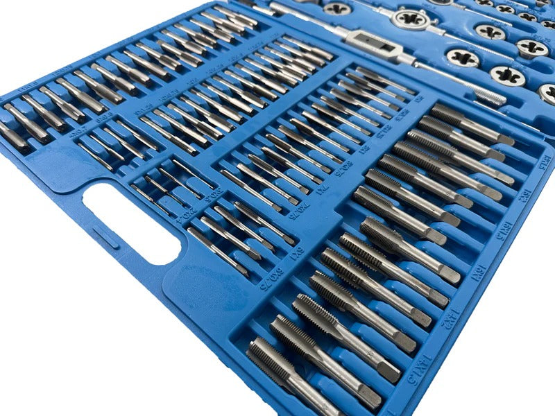 Комплект плашки и метчици, 110 части, M2-M18 GEBO TOOLS