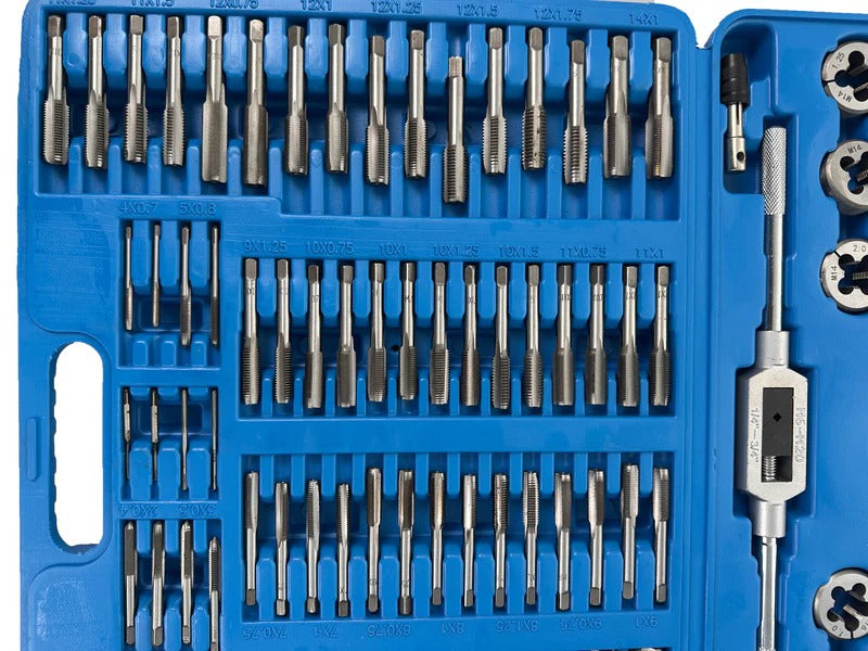 Комплект плашки и метчици, 110 части, M2-M18 GEBO TOOLS