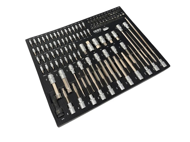 Комплект битове за шкаф, 101 броя GEBO TOOLS