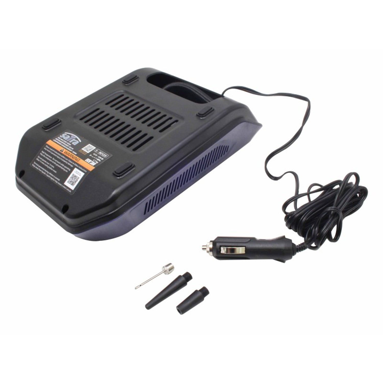 Преносим автомобилен компресор 12V с цифров манометър - 120W / 10,3 бара