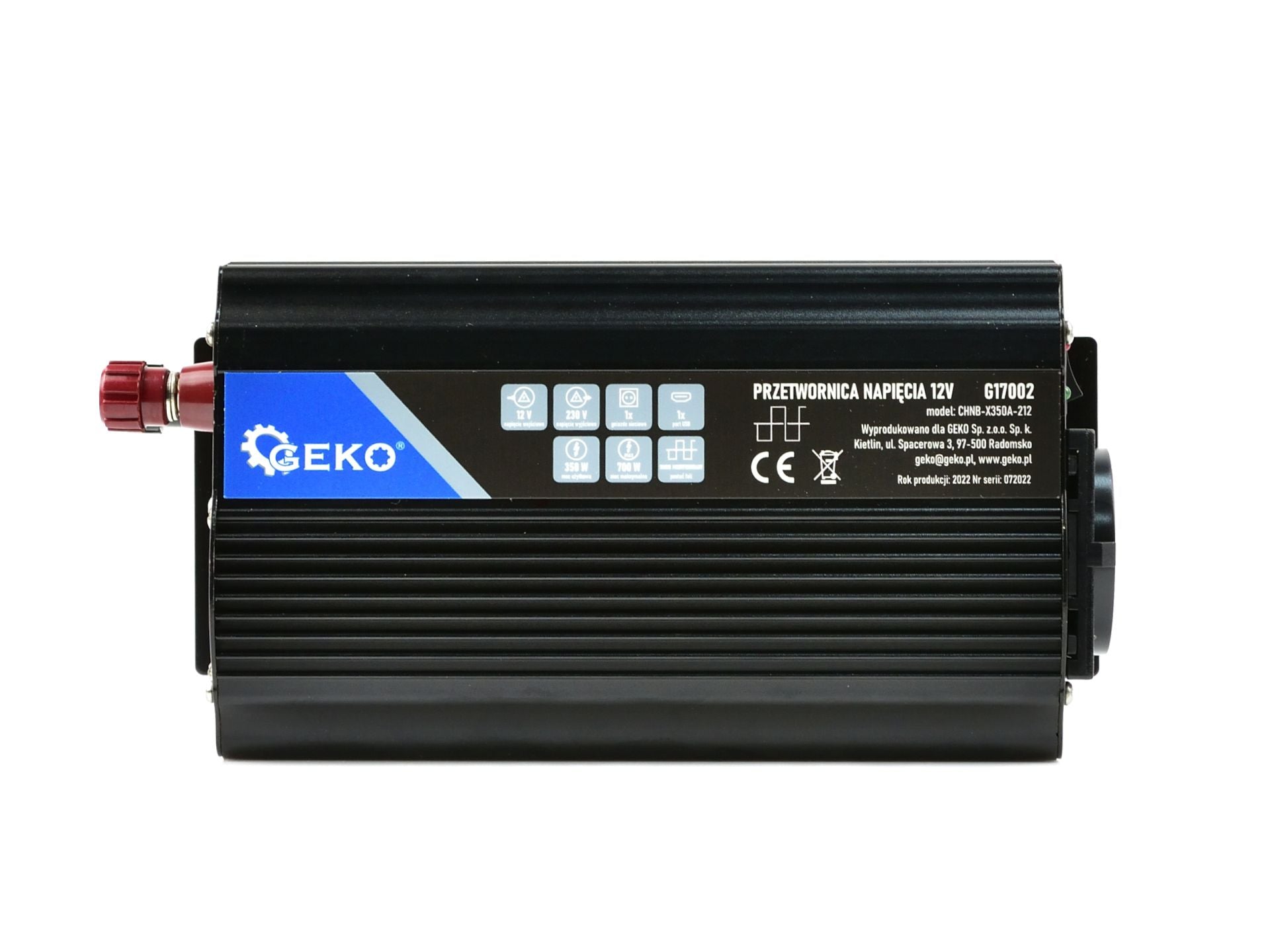 Инверторен преобразувател за напрежение 12-220V 350/700W